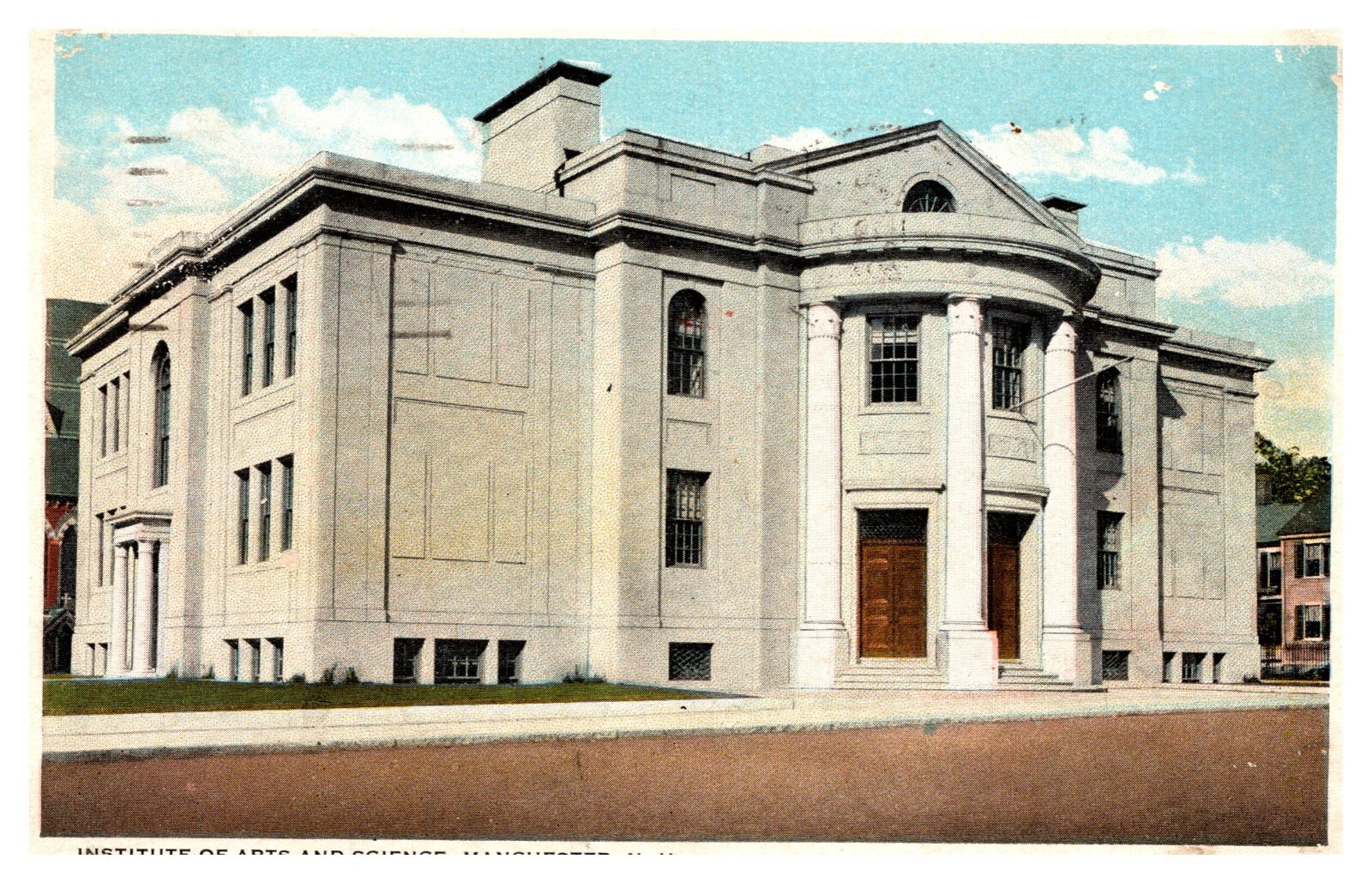 postcard Institute of Arts & Science Manchester New Hampshire A3018