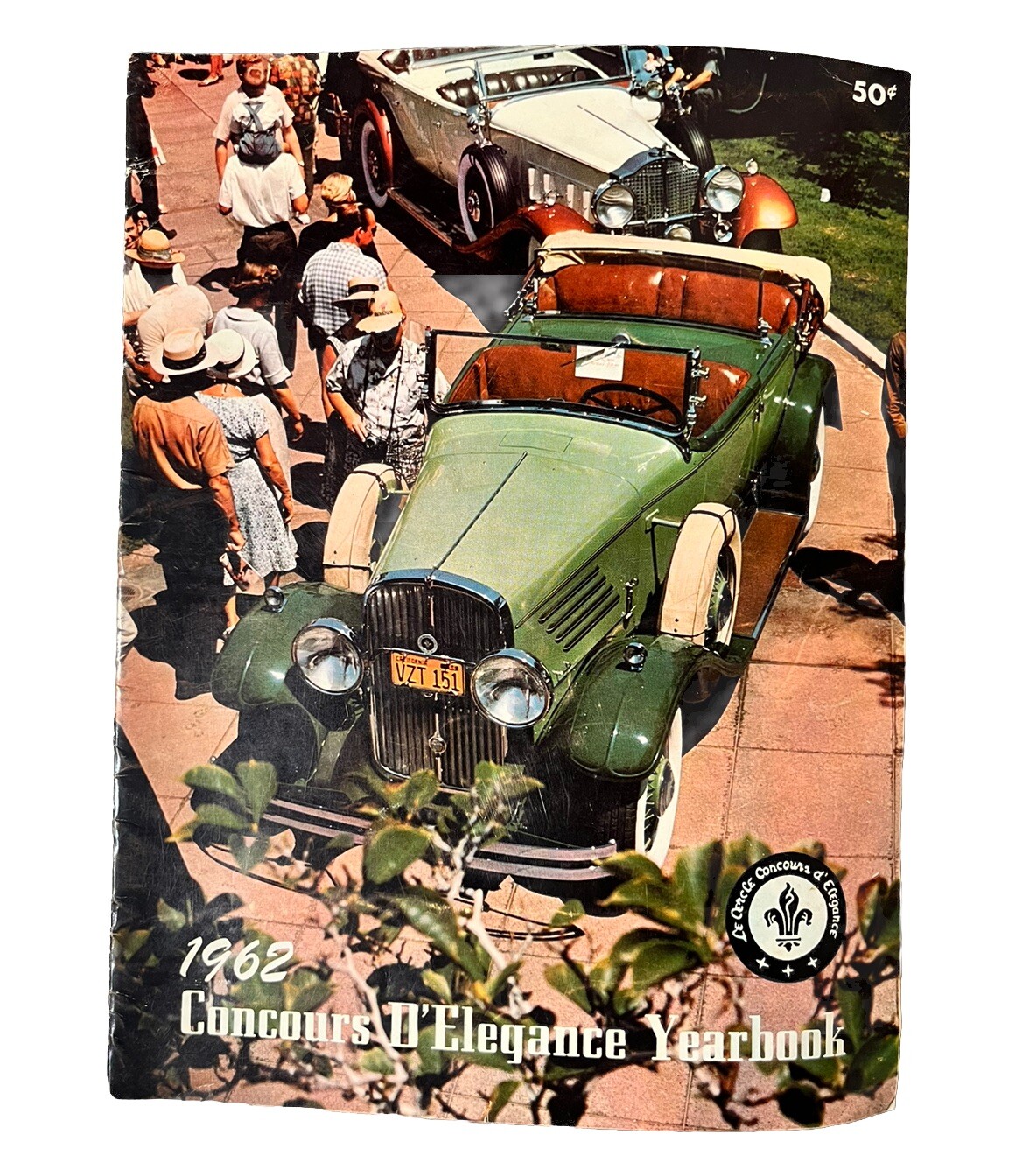 Vintage 1962 Concours D'Elegance Yearbook Auto Show Le Cercle Officers