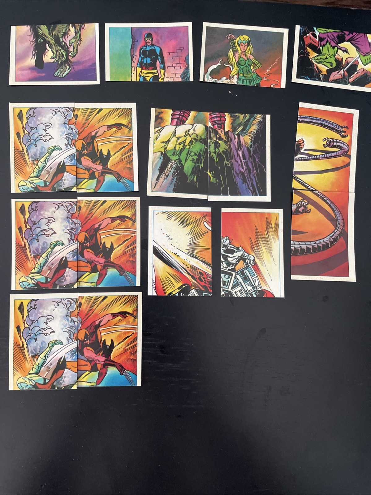 Vintage 1984 Marvel Super Heroes Secret Wars Stickers Lot - 16 Unused Vintage 1984 Marvel Super Heroes Secret Wars Stickers Lot - 16 Unused