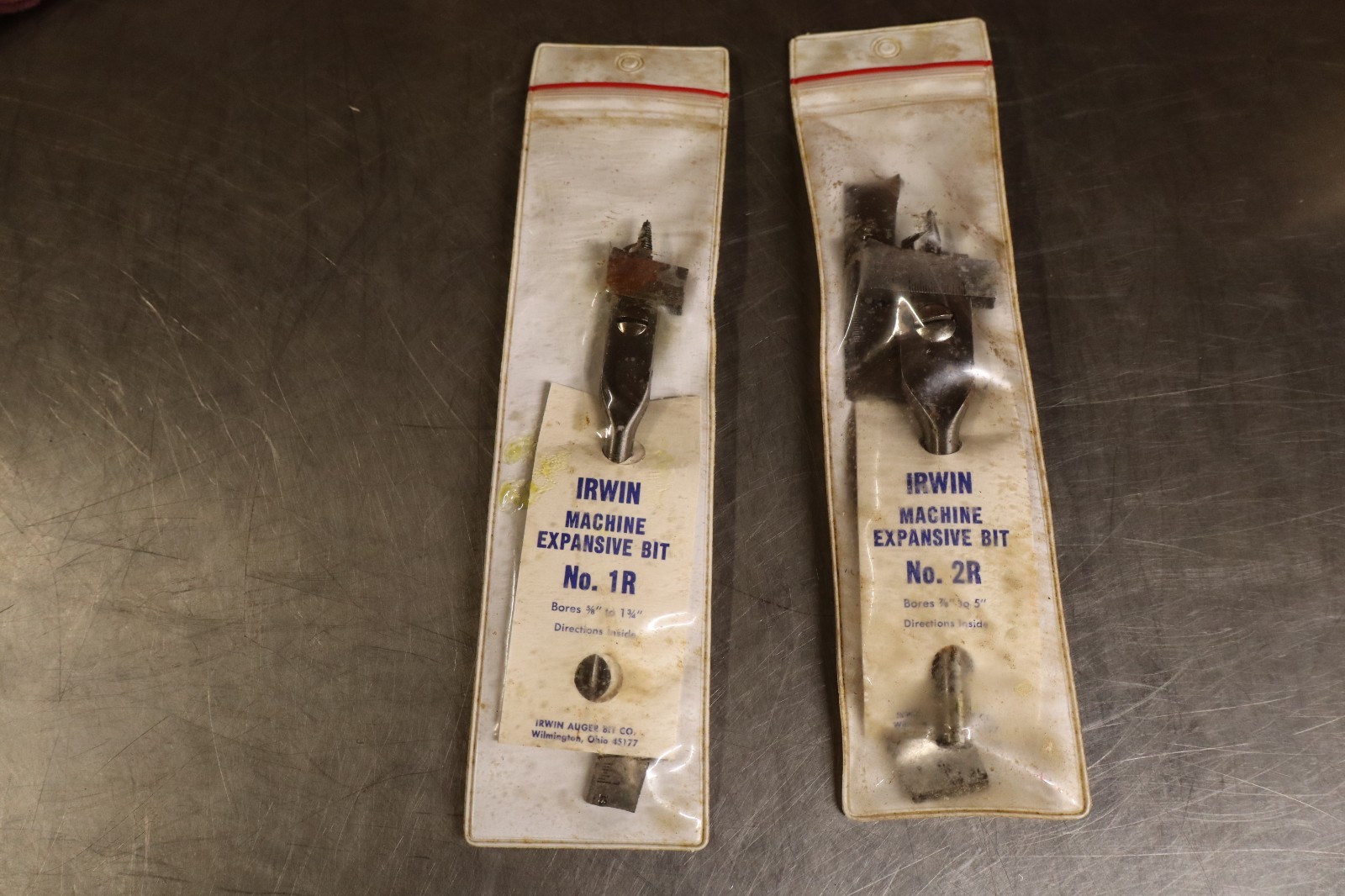 Vintage IRWIN Machine Expansive Bit no.1R/2R NOS