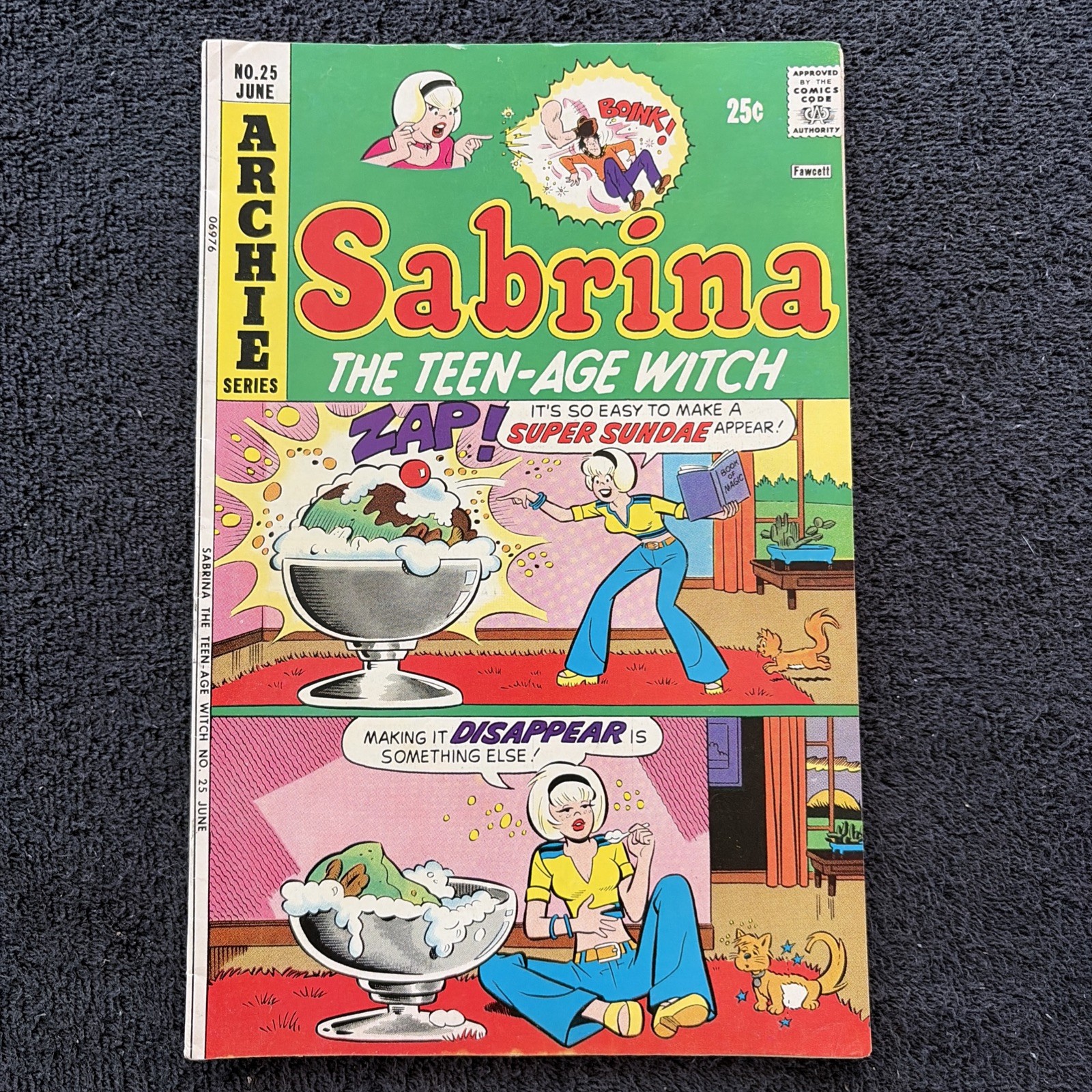 Sabrina the Teenage Witch #25 june 1975 VG Great Color Sabrina the Teenage Witch #25 june 1975 VG Great Color