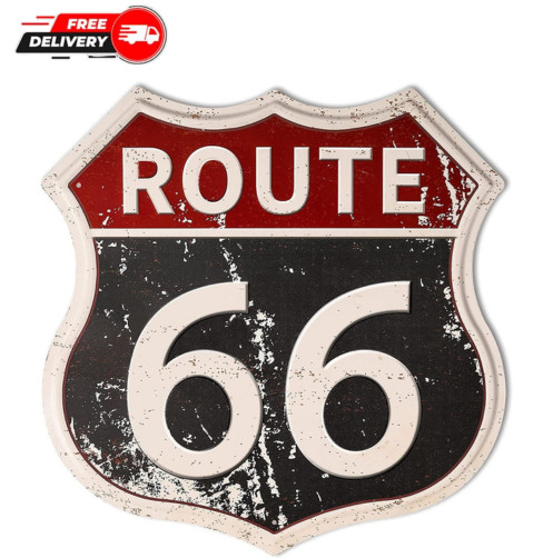 High-Definition Route 66 Metal Sign 12\