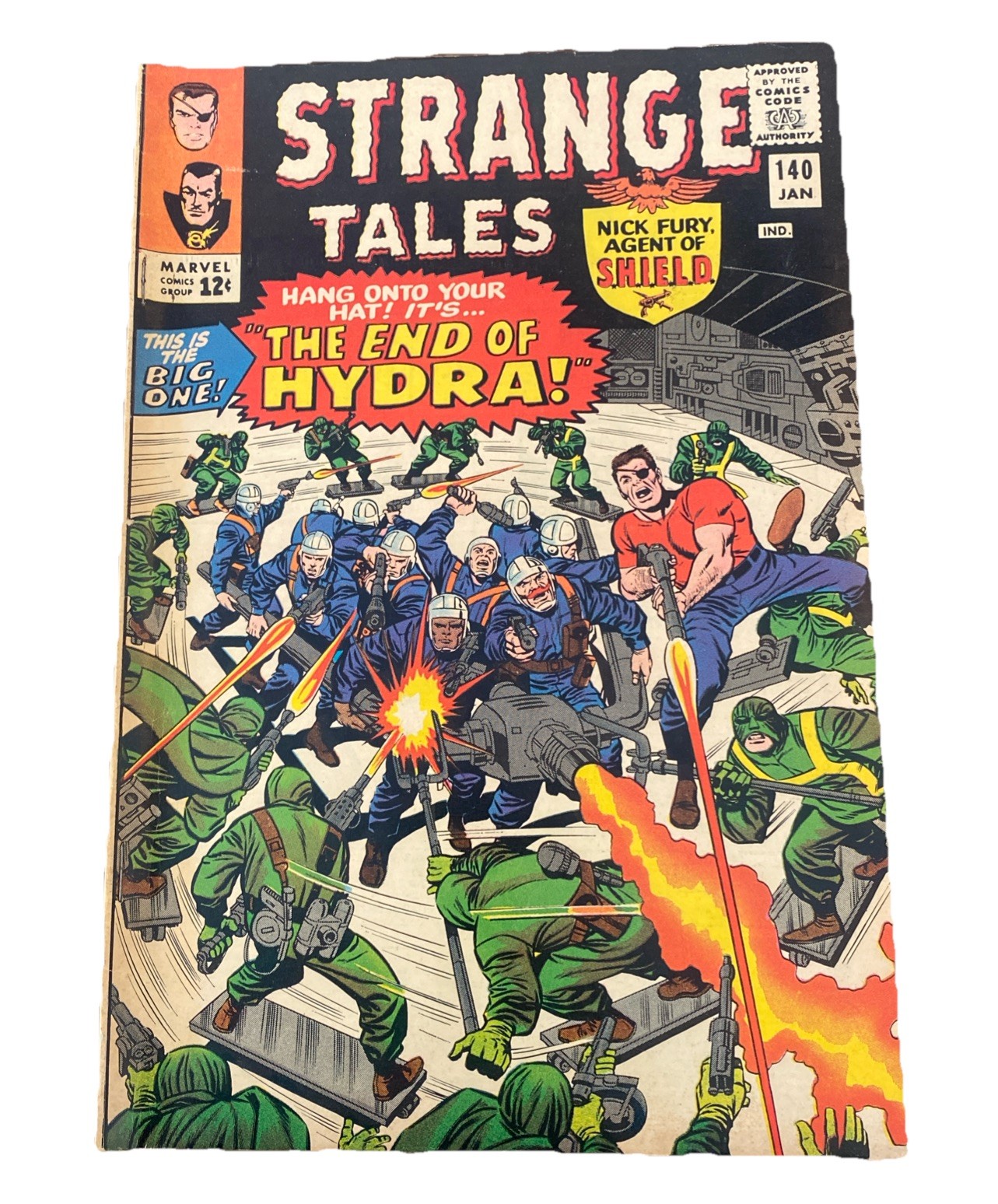 Strange Tales No. 140 Marvel Comics 1966 Nick Fury The End Of Hydra Dr Strange