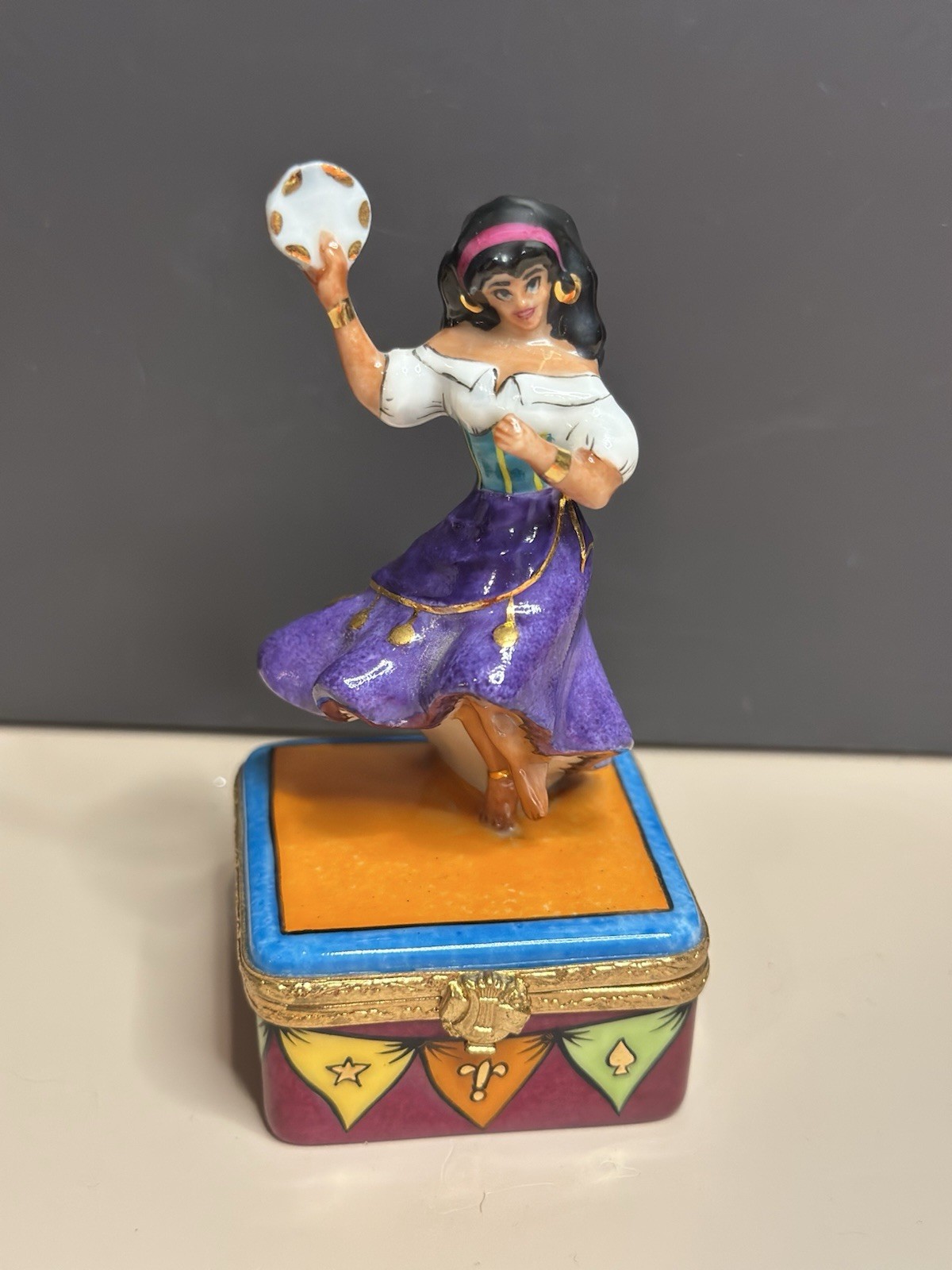 RARE Disney Artoria Limoges - HUNCHBACK OF NOTRE DAME Trinket Box - LE 20/1000 RARE Disney Artoria Limoges - HUNCHBACK OF NOTRE DAME Trinket Box - LE 20/1000