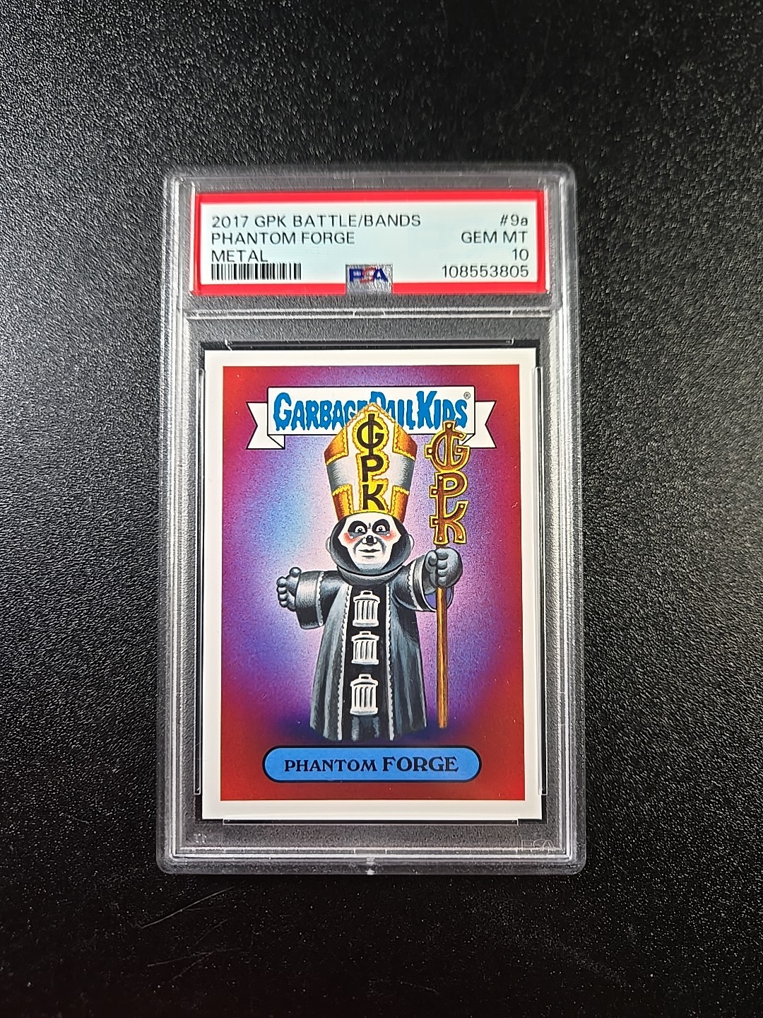 PSA 10 Ghost Impera Tobias Forge Papa Emeritus IV Garbage Pail Kids Phantom Forg PSA 10 Ghost Impera Tobias Forge Papa Emeritus IV Garbage Pail Kids Phantom Forg