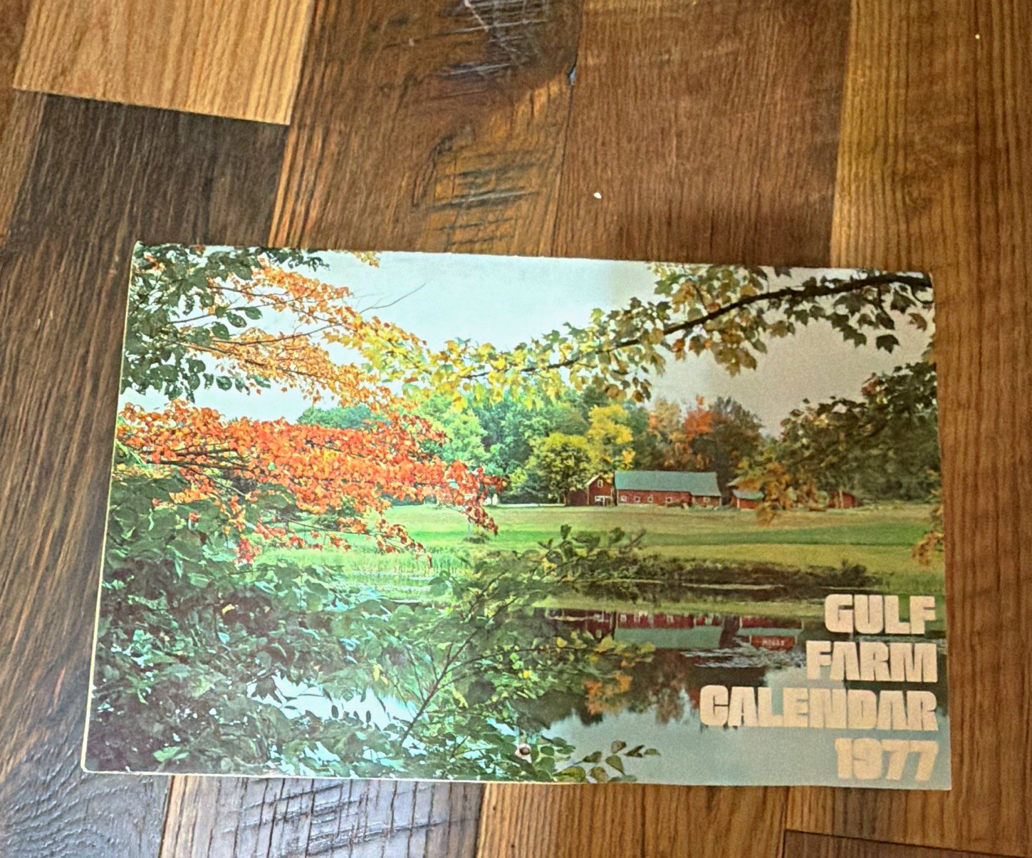 Vintage 1977 Gulf Farm Calendar Gulf Oil Advertising Farm Barn Complete Calendar Vintage 1977 Gulf Farm Calendar Gulf Oil Advertising Farm Barn Complete Calendar
