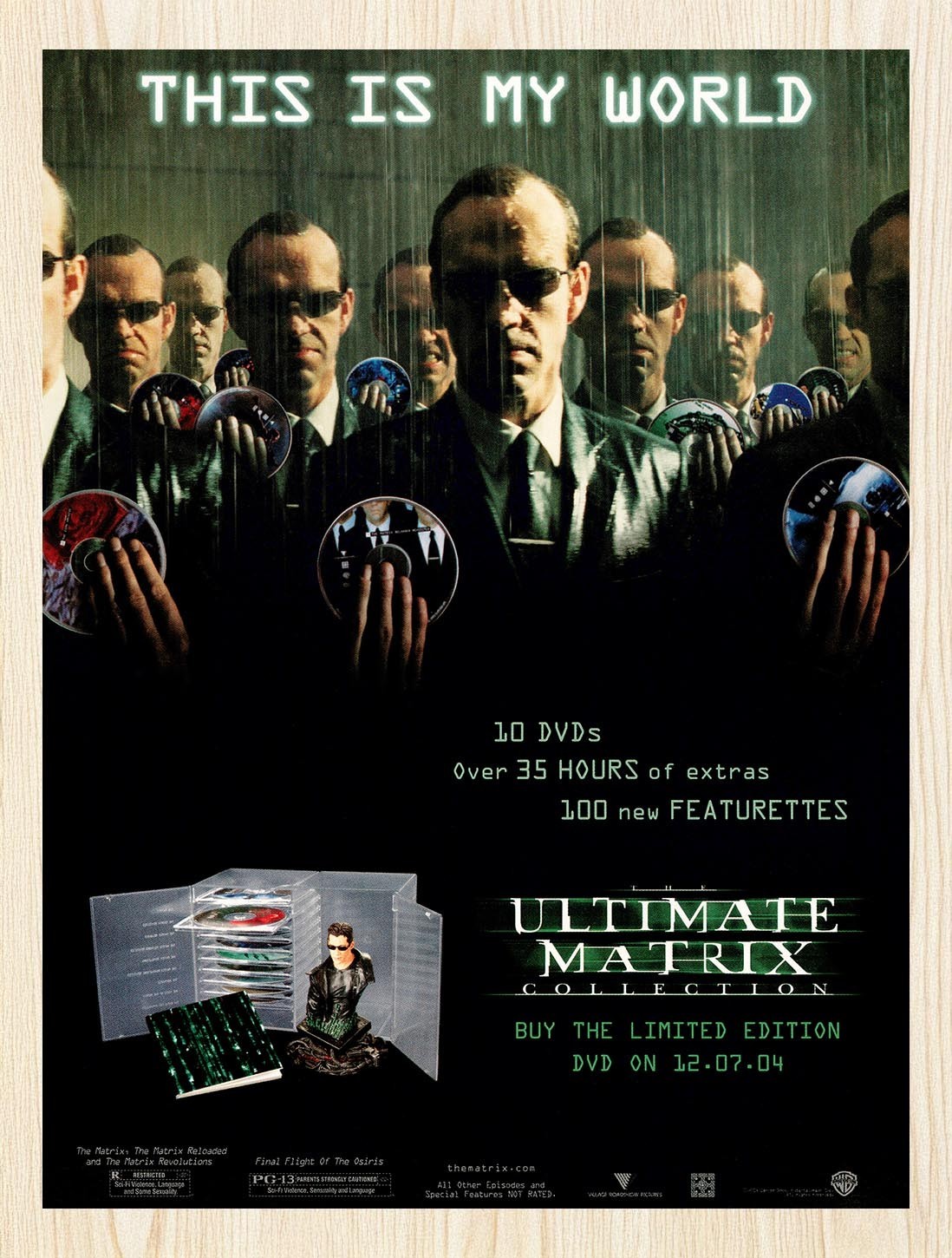 2004 Ultimate Matrix Collection 10 DVD Release Original Advertisement v1