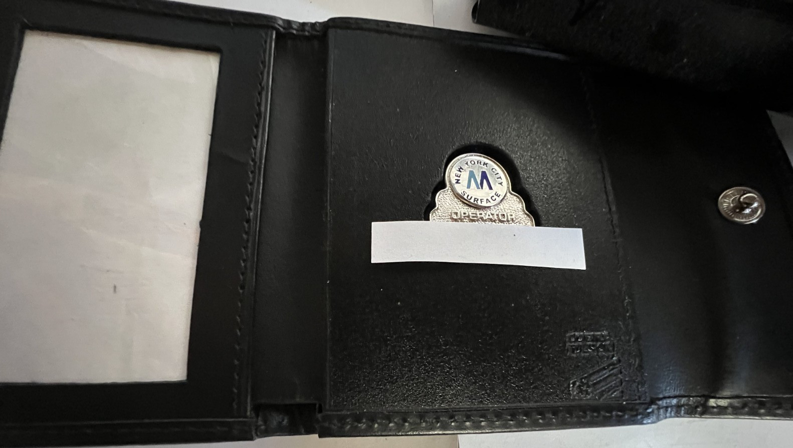 Vintage Mini Badge with wallet NYCTA MTA Subway Bus New York City Transit Vintage Mini Badge with wallet NYCTA MTA Subway Bus New York City Transit