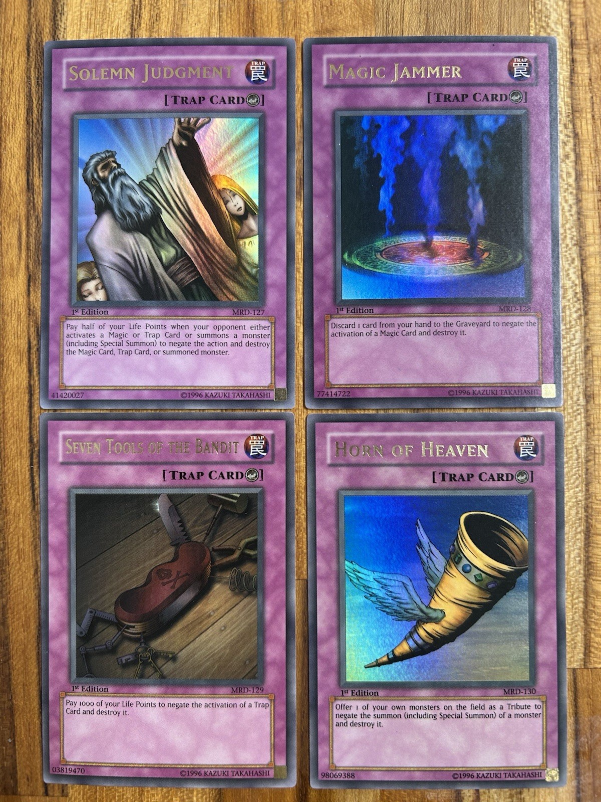 Yu-Gi-Oh NA 1st Edition MRD-127, MRD-128, MRD-129, & MRD-130 Lot Yu-Gi-Oh NA 1st Edition MRD-127, MRD-128, MRD-129, & MRD-130 Lot