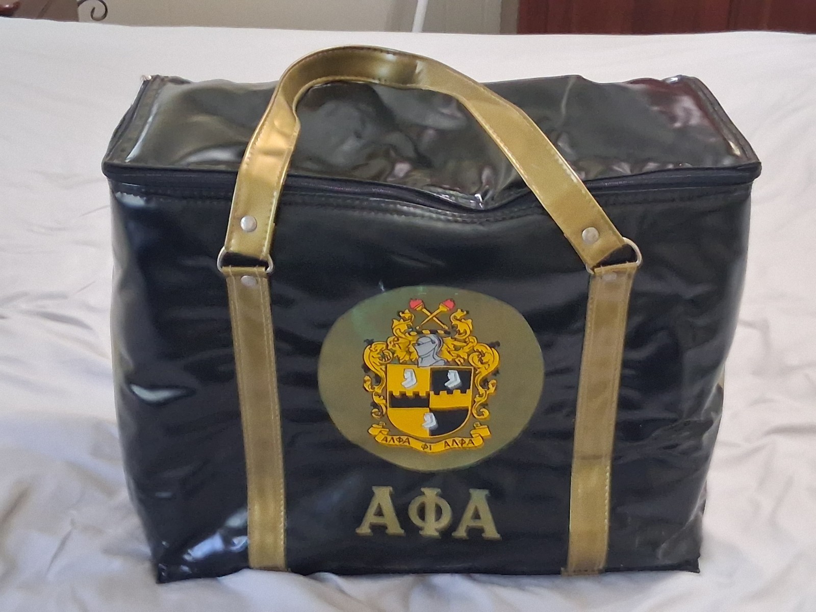 Alpha Phi Alpha Vintage Cooler 1970s? Vinyl Rare Fraternity Frat Great Con No Re Alpha Phi Alpha Vintage Cooler 1970s? Vinyl Rare Fraternity Frat Great Con No Re