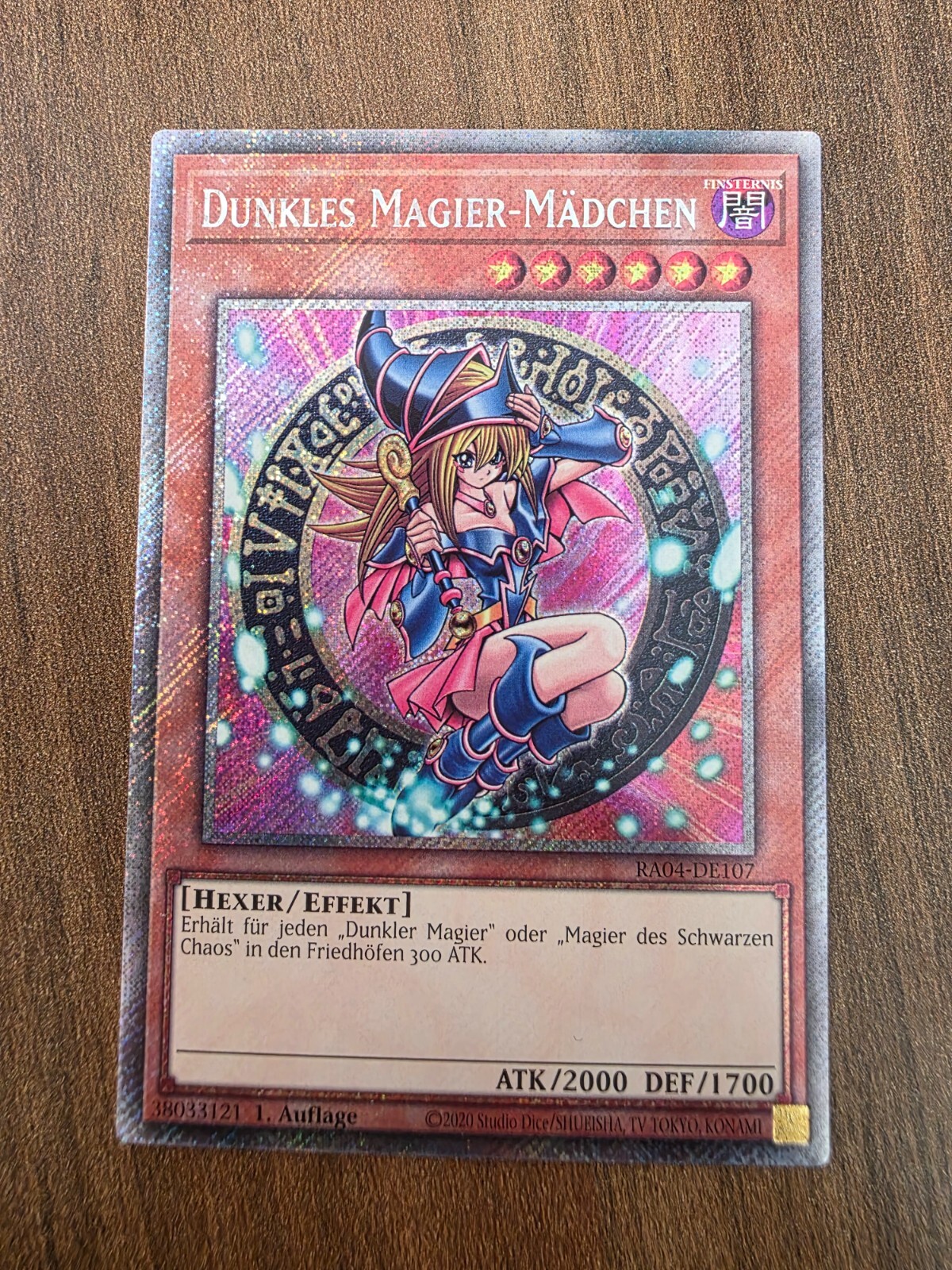 Yu-Gi-Oh RA04-EN107 Dark Magician Girl Plat SecR NM 1st
