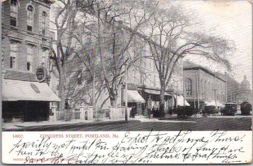 Vintage PORTLAND Maine Postcard 