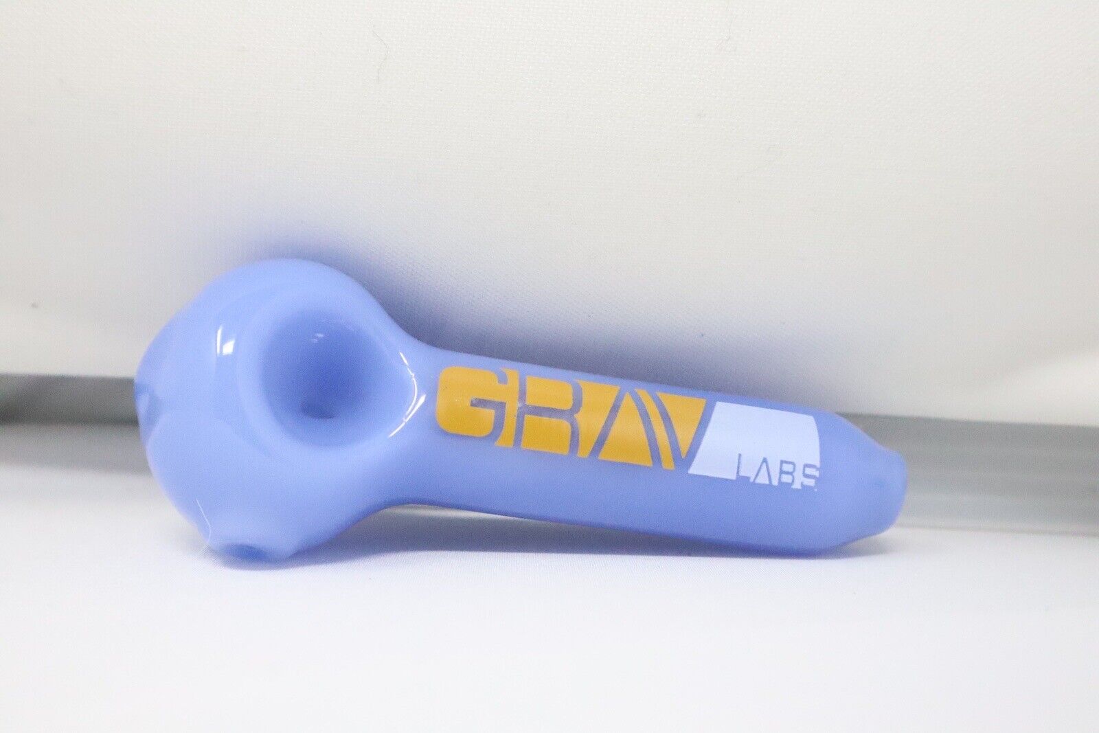 3 Inch GRAV Classic Spoon Light Blue Colored Glass Dry Pipe