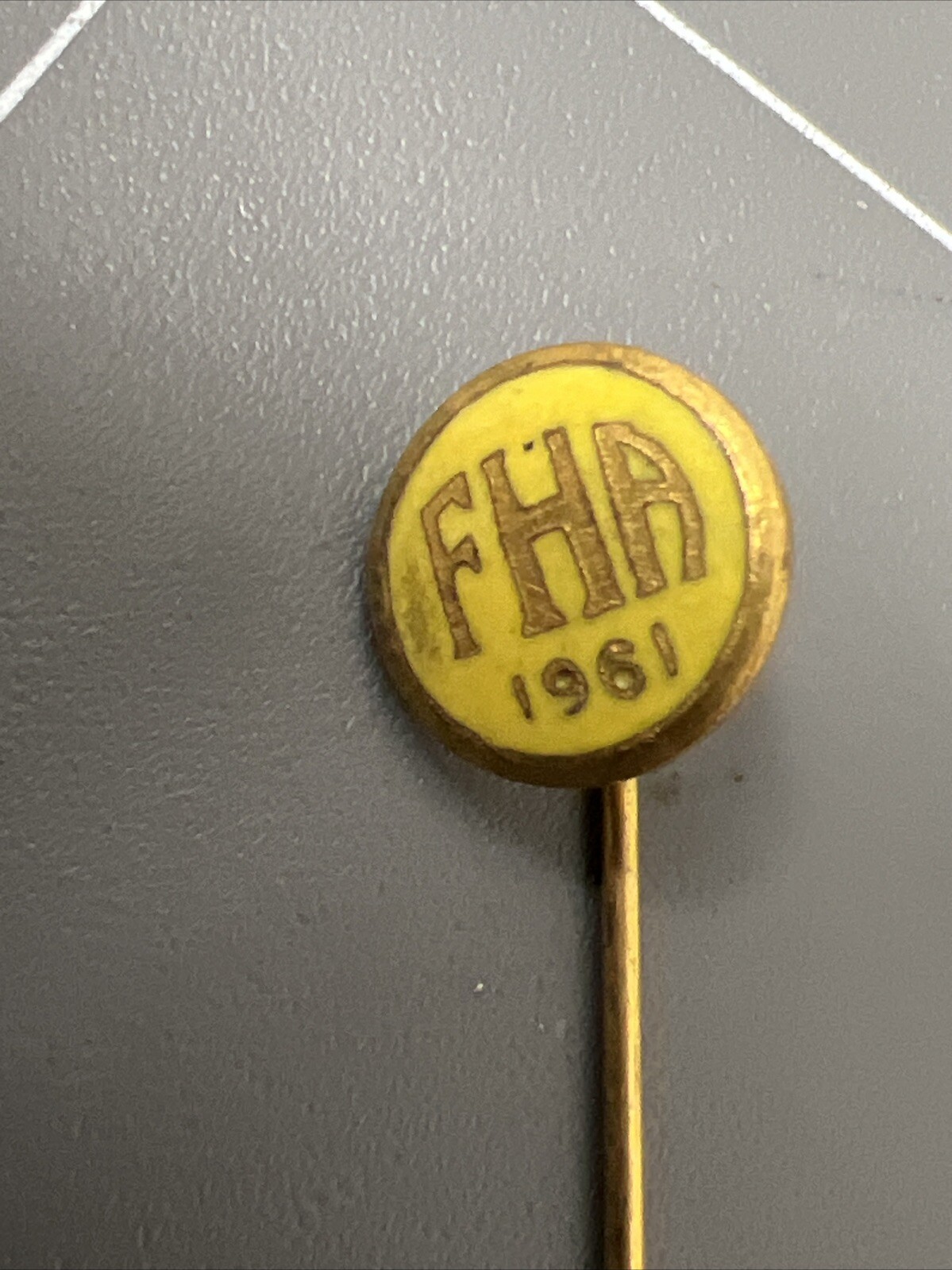 VINTAGE PIN BADGE FREEMASON HOME APPEAL 1961 FHA MASONIC LODGE M