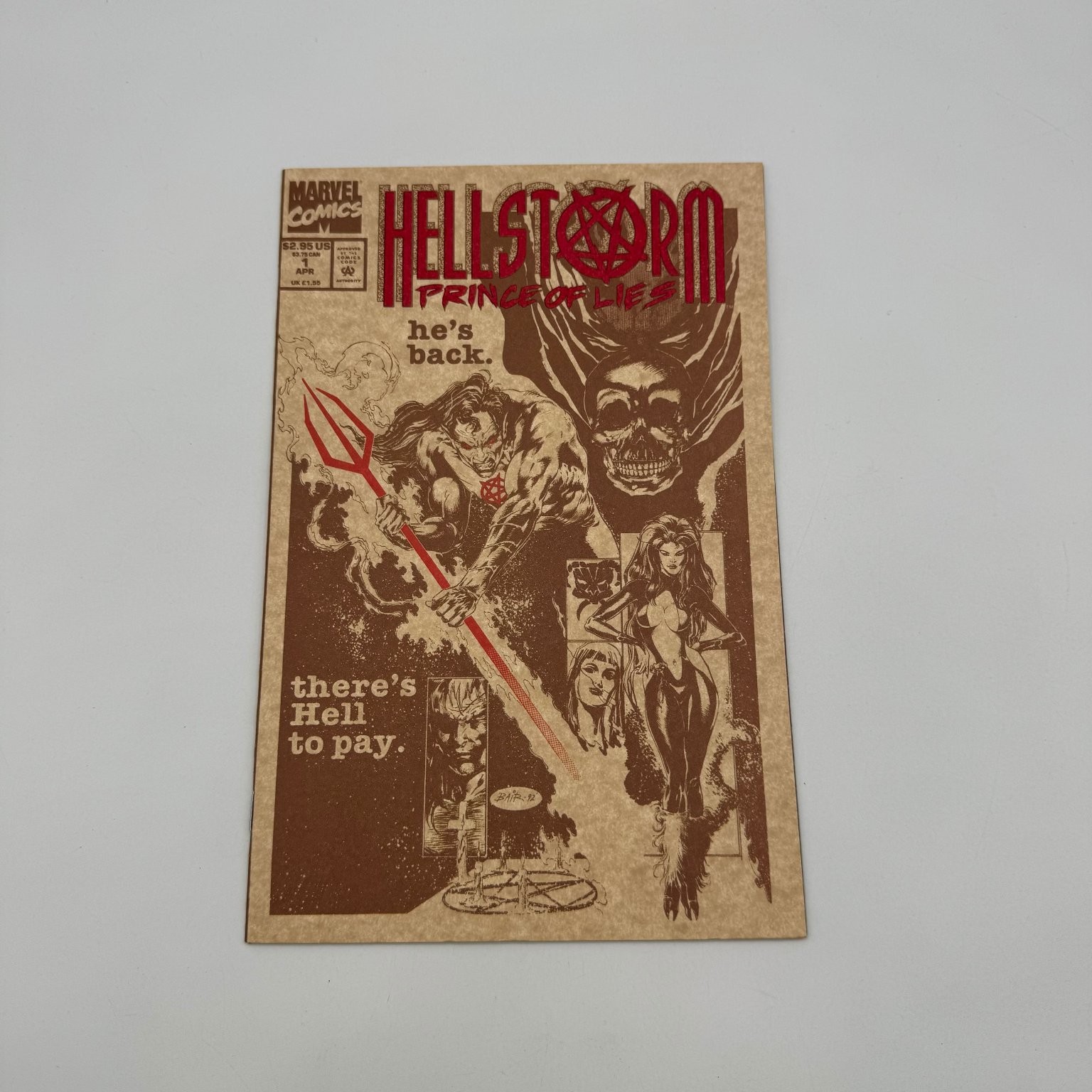 Hellstorm Prince of Lies #1 Marvel Comics Jae Lee Modern Age Hellstorm Prince of Lies #1 Marvel Comics Jae Lee Modern Age