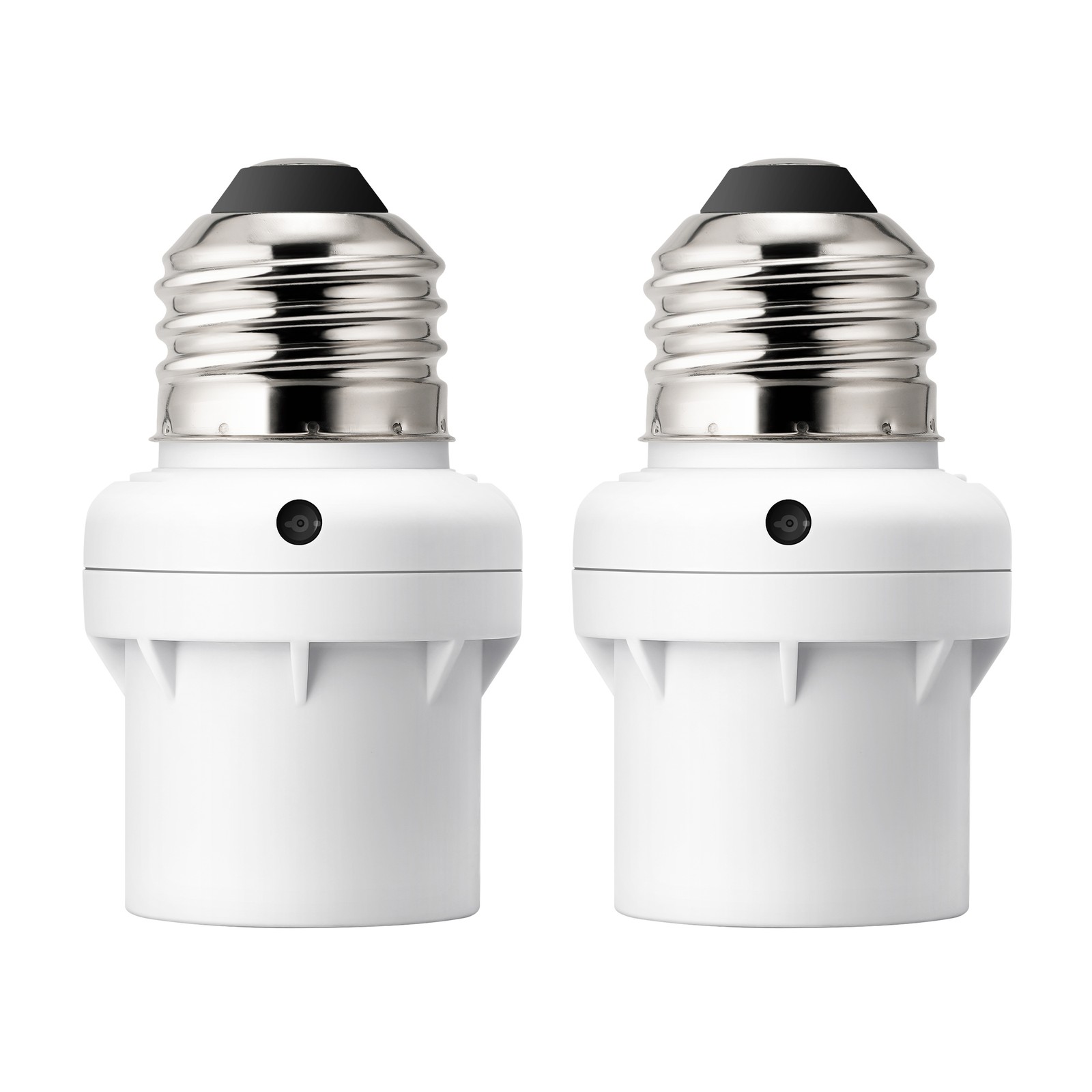 DEWENWILS 2 Pack Light Sensor Socket, Automatic Dusk to Dawn Light Bulb Sockets