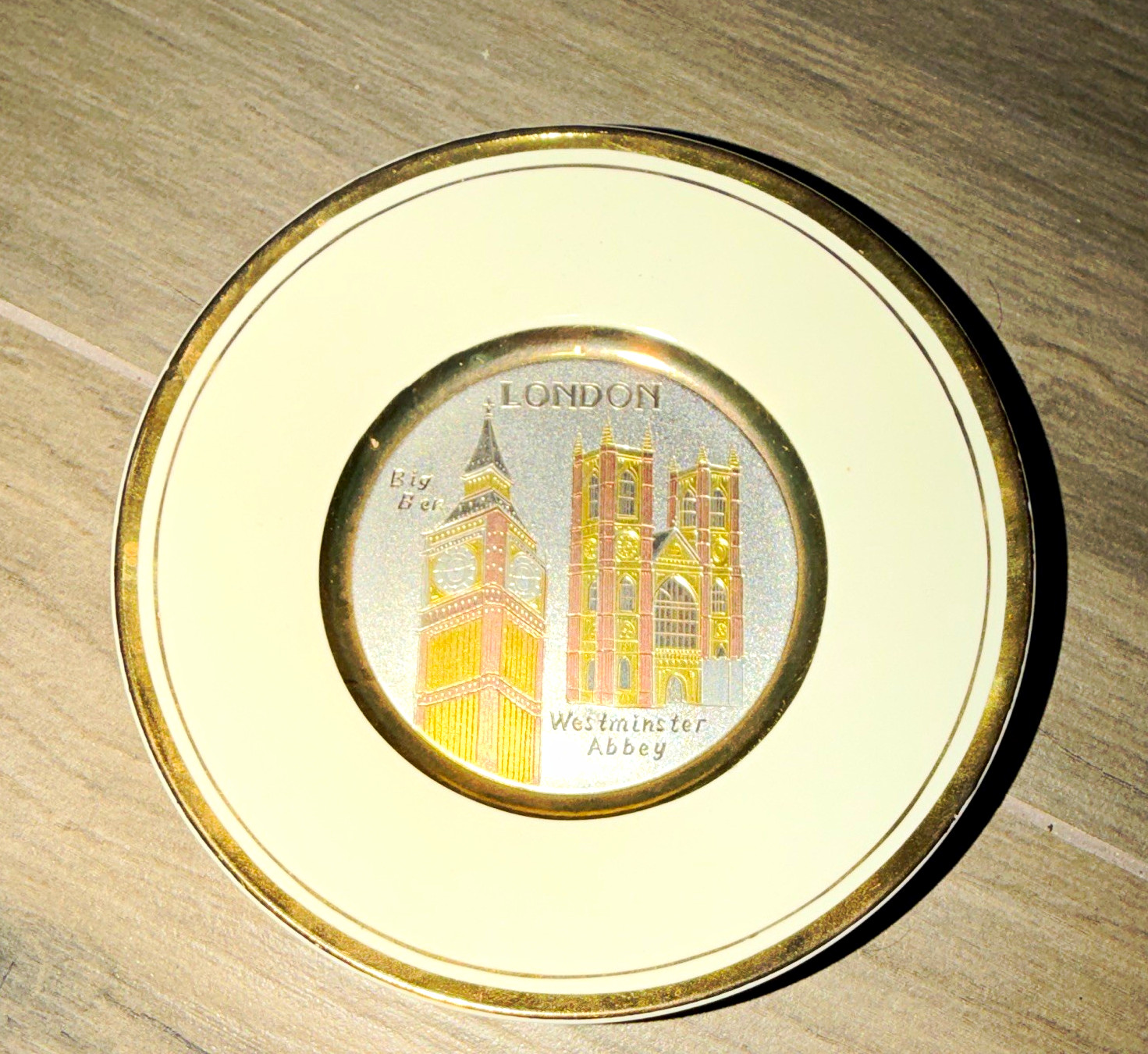 Vintage Dynasty Gallery Chokin Art London Decorative Plate Big Ben Westminster A