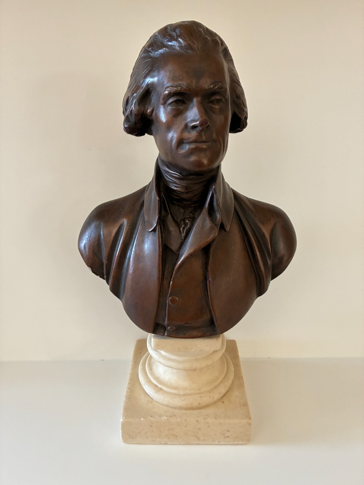 Vintage 1957 Alva Museum Replicas THOMAS JEFFERSON Bust 12\