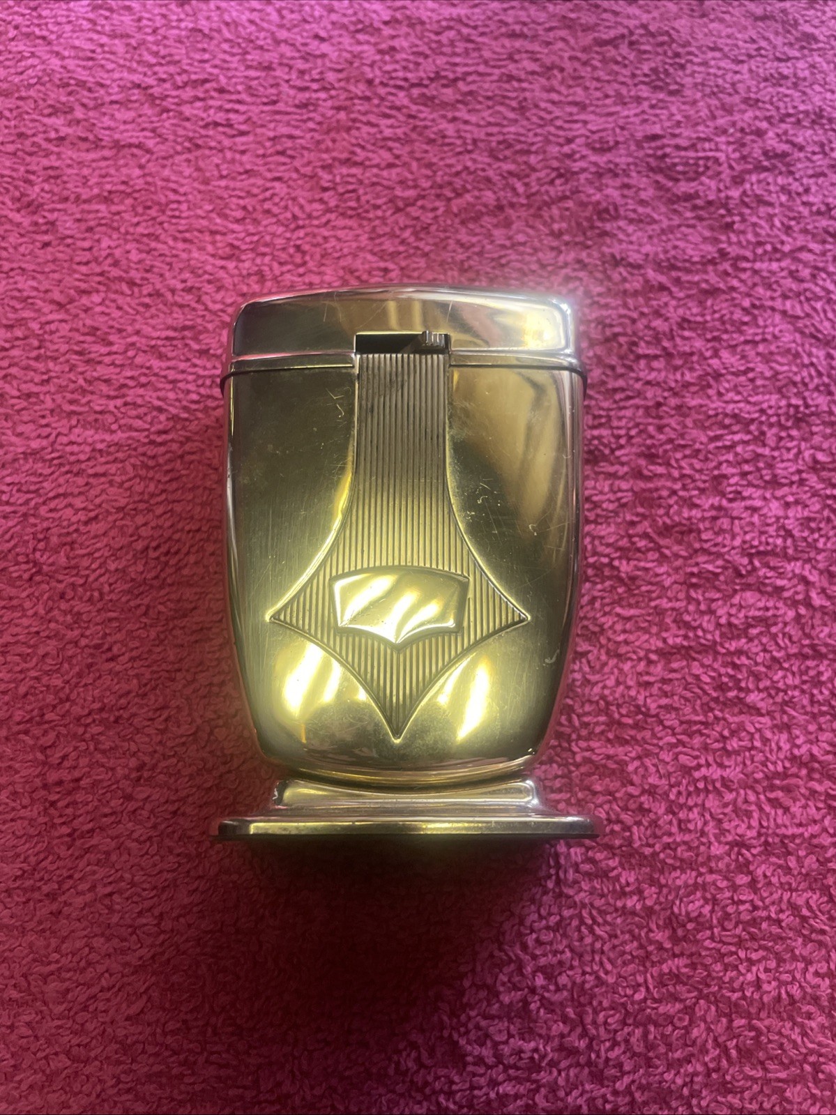 Vintage CASE SWISS Table Lighter Gold Made In Switzerland Unique Antique RARE Vintage CASE SWISS Table Lighter Gold Made In Switzerland Unique Antique RARE