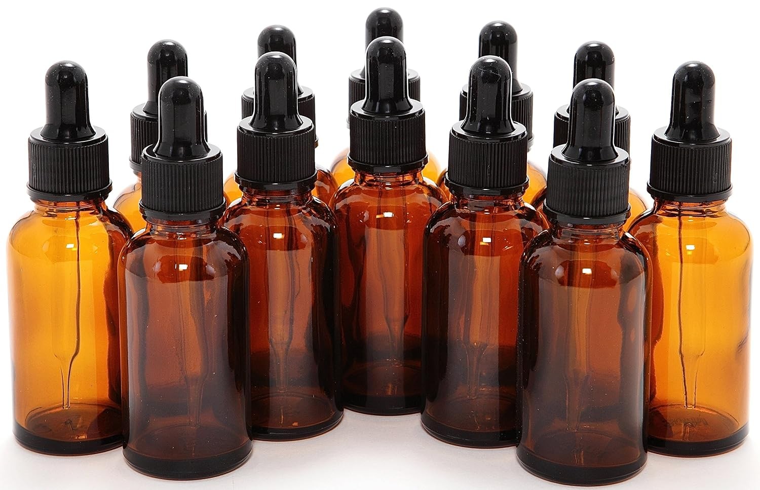 Tincture Bottles with Dropper 12 Pack 1 Oz Amber Glass Dropper Bottle 30ml