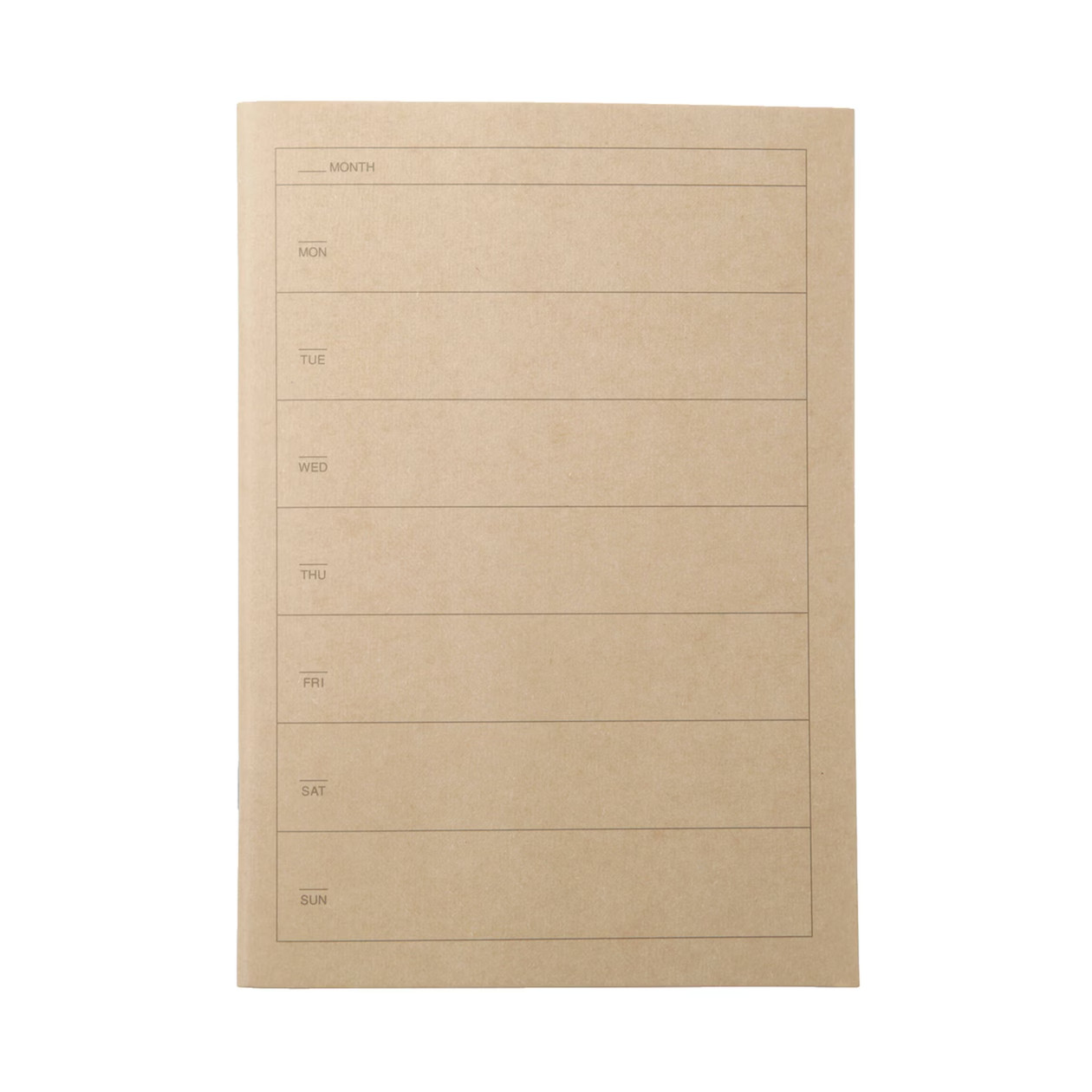 MUJI Notebook Weekly A5 size, 32 pages MUJI Notebook Weekly A5 size, 32 pages