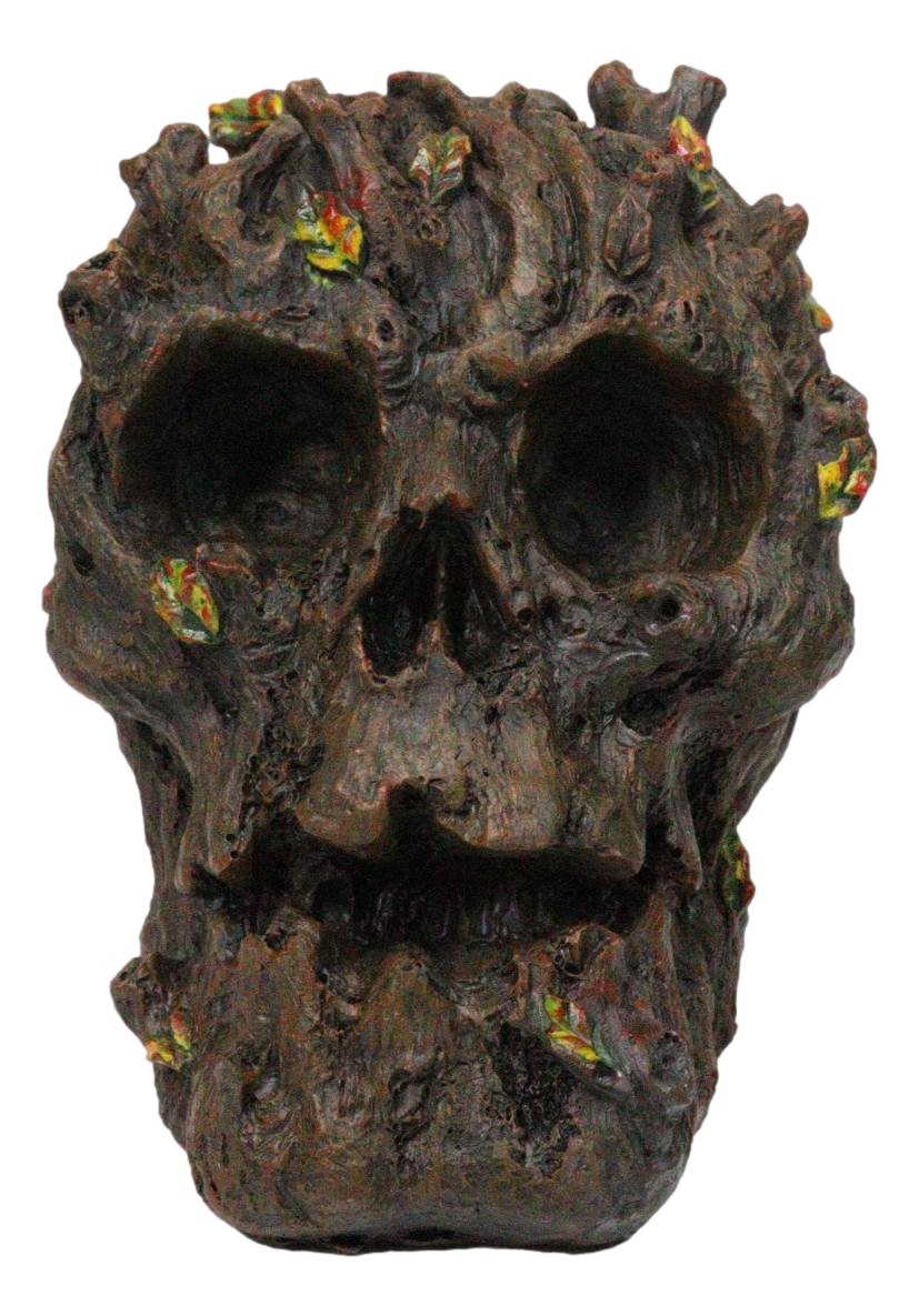 Halloween Ossuary Haunted Gothic Deadwood Tree Ent Skull Figurine 6\