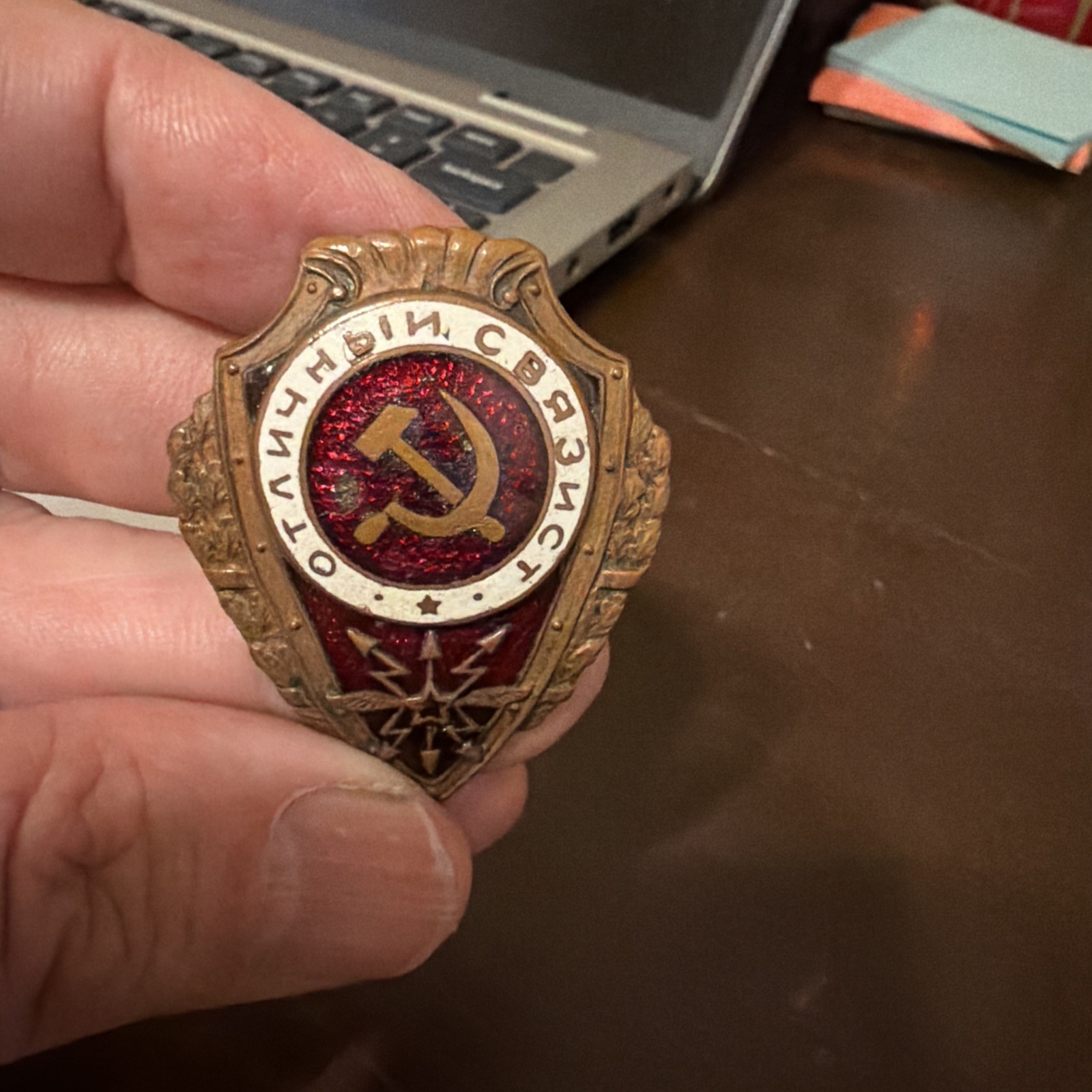 Soviet Military Soldier Commemorative Badge – USSR Vintage Pin