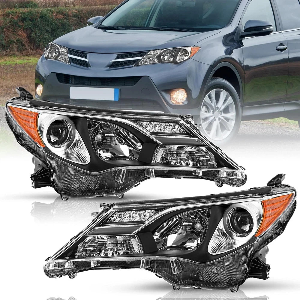 Halogen Headlight Assembly Replacement for 2013-2015 Toyota RAV4 Halogen Headlight Assembly Replacement for 2013-2015 Toyota RAV4
