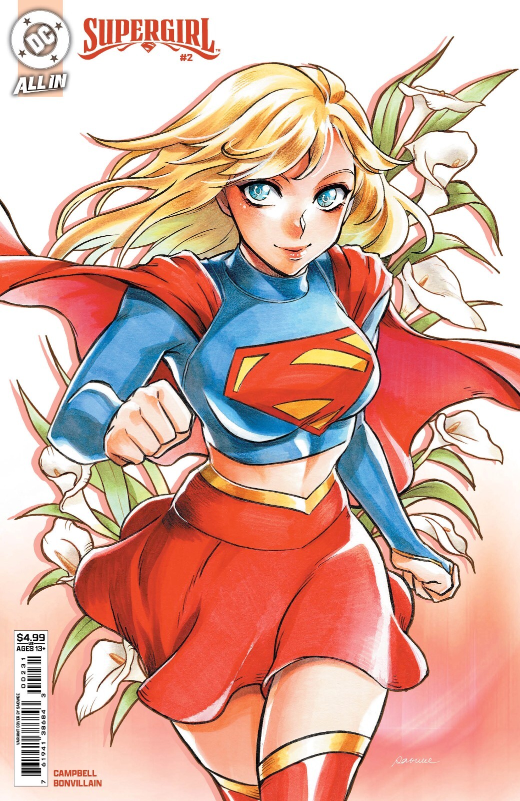 SUPERGIRL #2 CVR D SAOWEE CARD STOCK VARIANT (DC COMICS 2025) SUPERGIRL #2 CVR D SAOWEE CARD STOCK VARIANT (DC COMICS 2025)