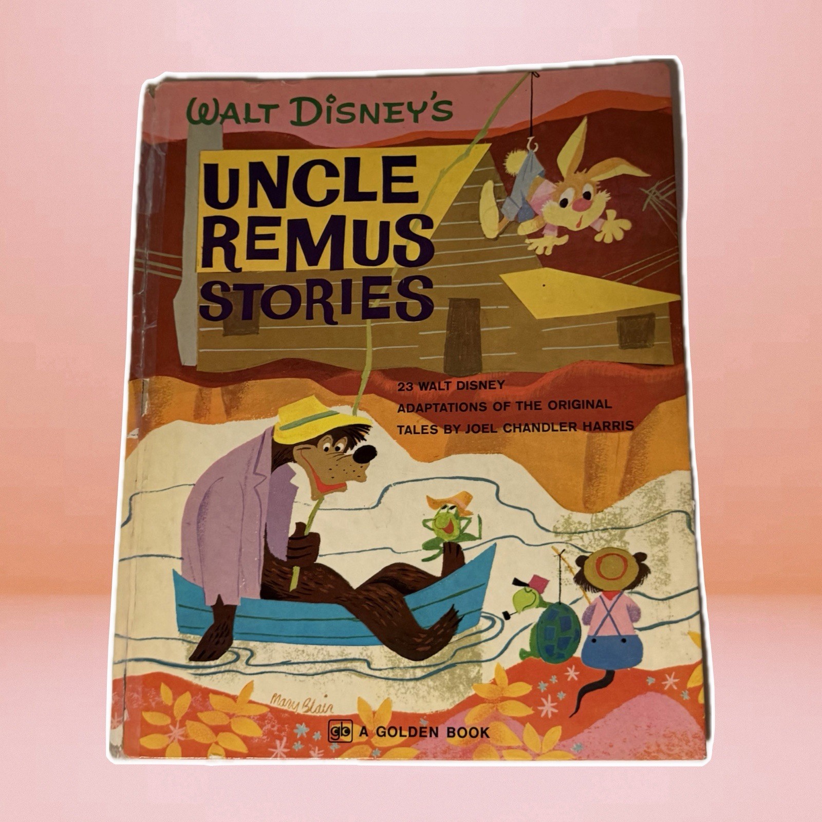 1978 Walt Disney Uncle Remus Stories Brer Rabbit Golden Book HC Vintage Children
