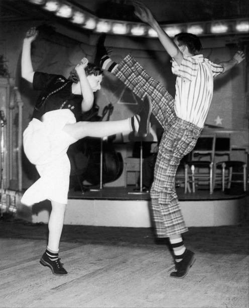 Two Americans Doing a Dance Demonstration At The Trocadero London- 1937 Photo