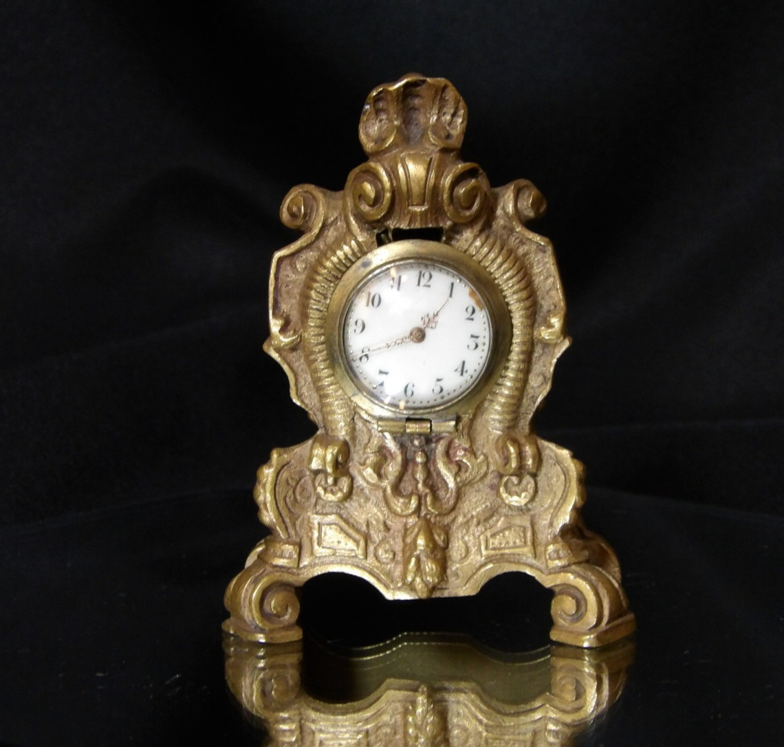 Antique French Ormolu Miniature 3.5\