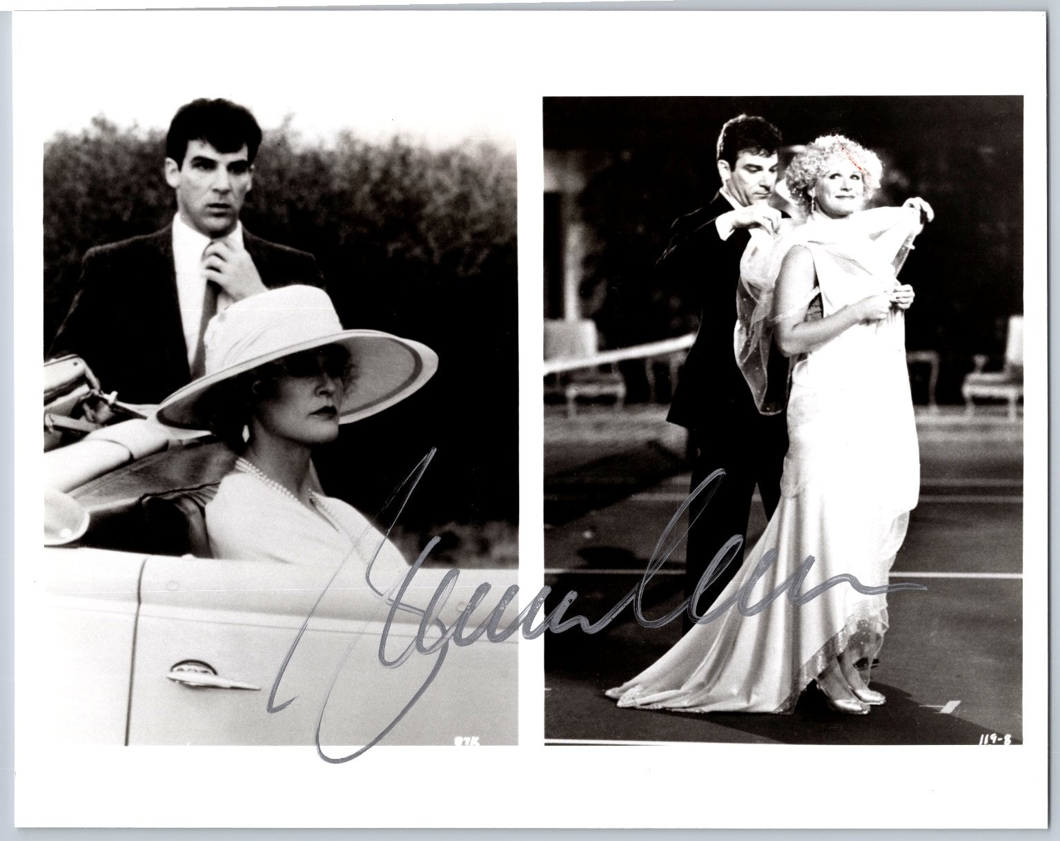 Glenn Close Autograph Signed MAXIE Movie Photo Mandy Patinkin KTVU 87K 114-B