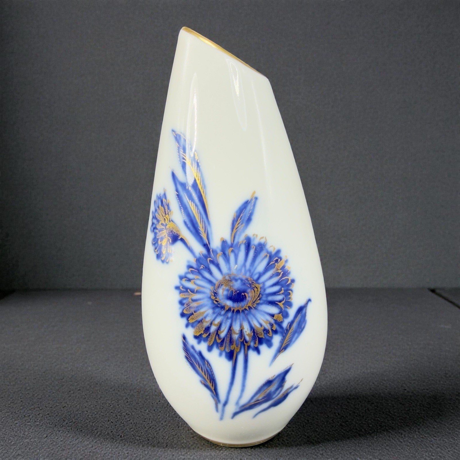 Bavaria Schumann Arzberg Germany Hand Painted Vase Echt Cobalt Vase Vessel VTG Bavaria Schumann Arzberg Germany Hand Painted Vase Echt Cobalt Vase Vessel VTG