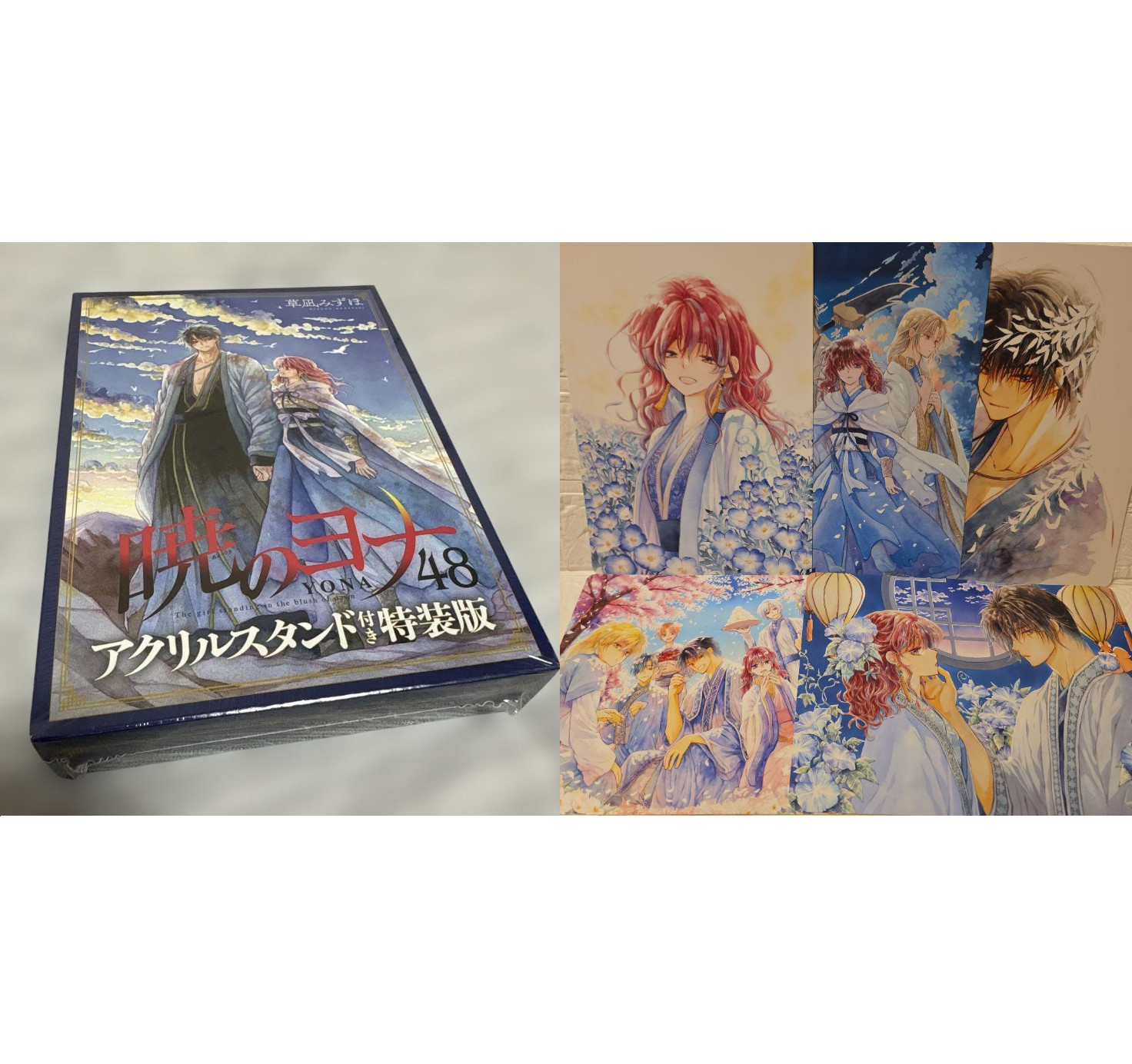 Yona of the Dawn 48 Volumes Special Edition with Acrylic Stand & Visual Board