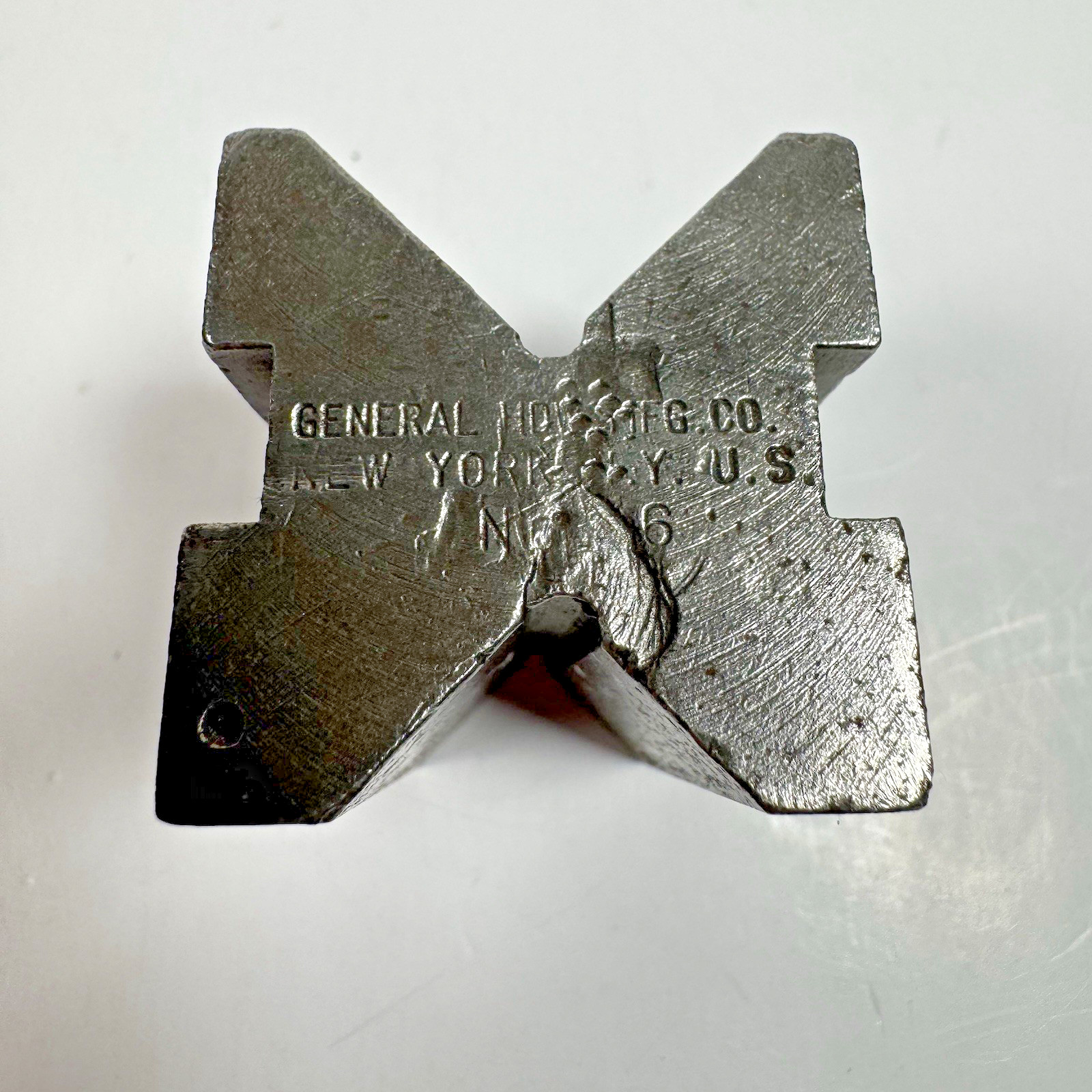 General Hoisting Co No 6 V-Block Precision Machinist Tool Steel Vintage USA