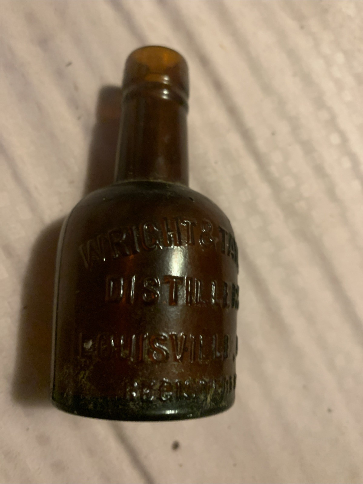 Weight & Taylor’s Whiskey Bottle Pre Prohibition SB G&co On Bottom Of Bottle