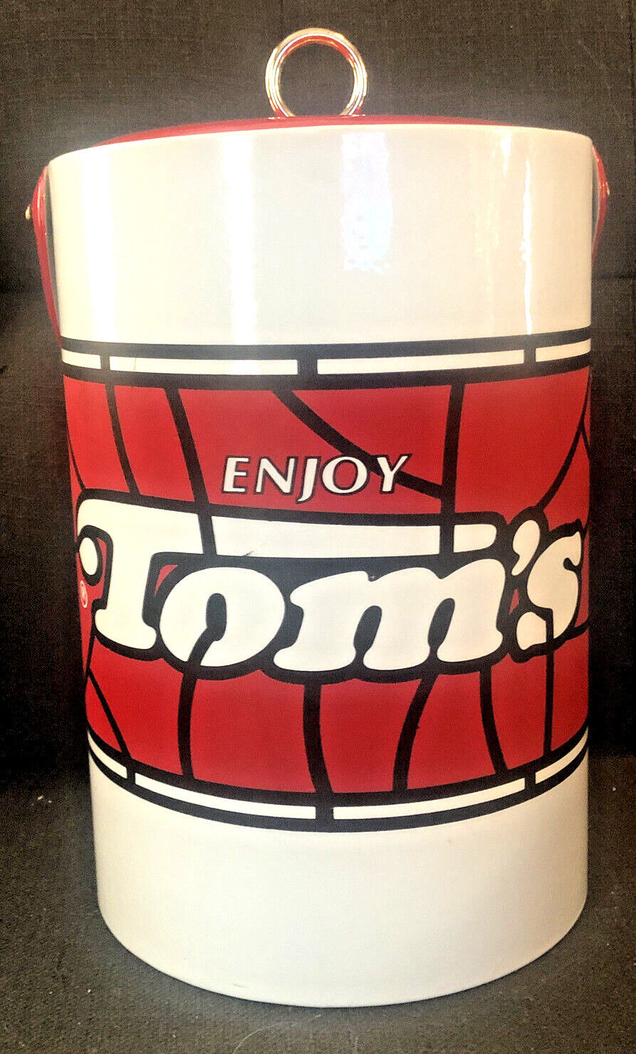 Rare Tom’s Snacks Lidded Ice Bucket