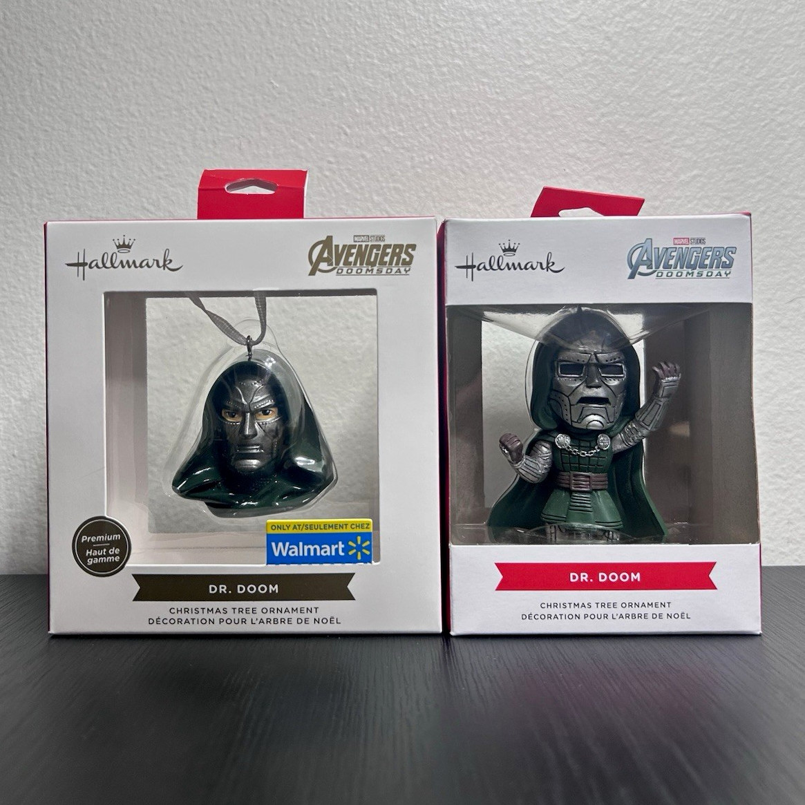 Hallmark Marvel Avengers Doctor Doom Christmas Hanging Ornaments Lot RARE