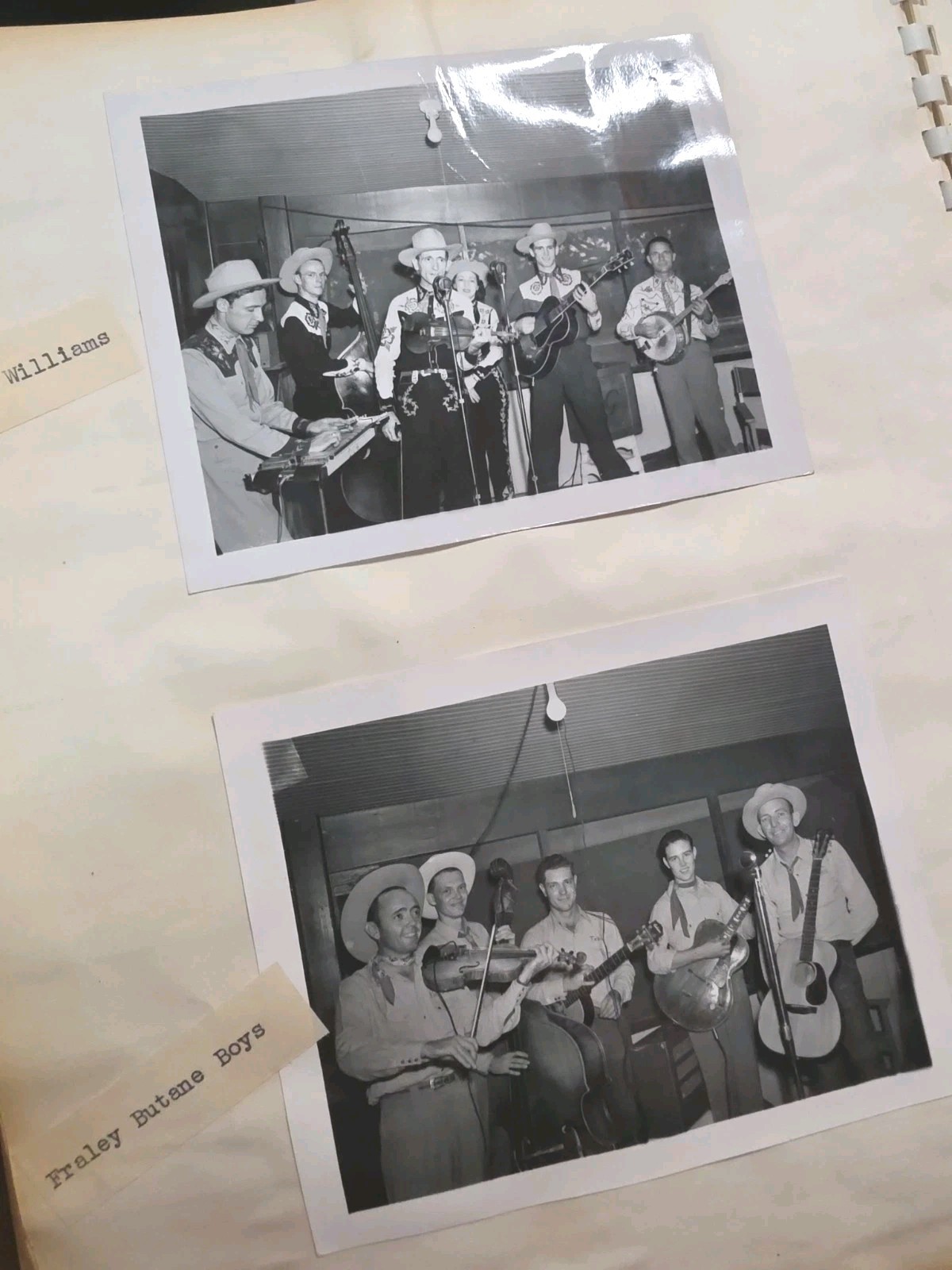 Vintage 1949 Abilene Texas Insurance Executive Party Album Photo Letter Autograp