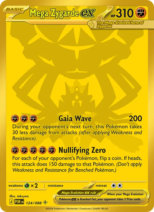 Mega Zygarde ex 124/88 – Perfect Order – Holo Mega Zygarde ex 124/88 – Perfect Order – Holo