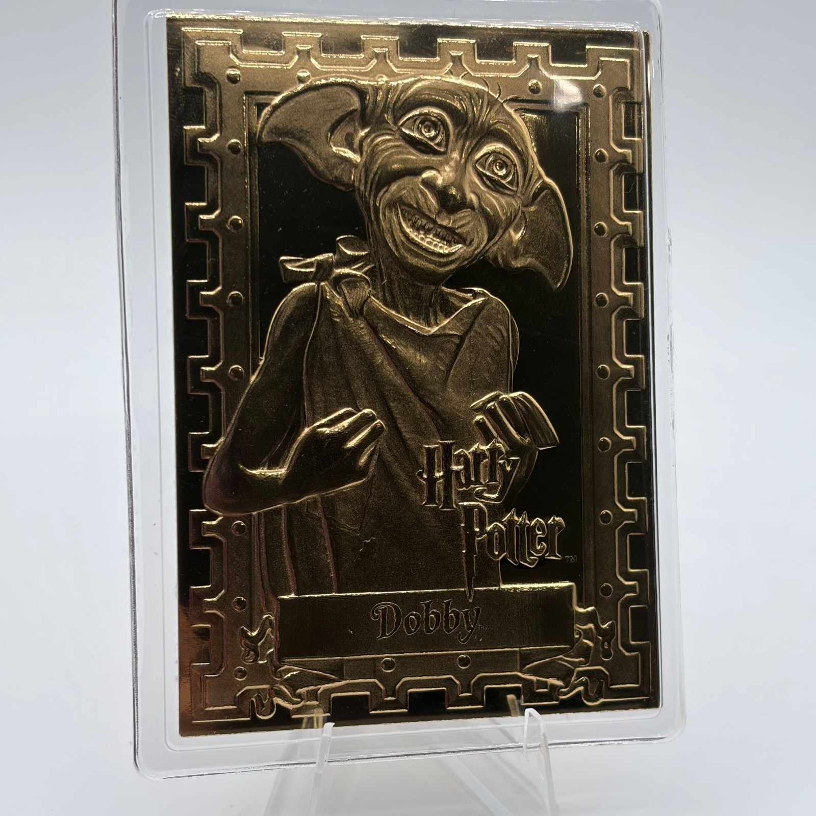 Dobby the Elf Harry Potter Danbury Mint Sealed 22kt Gold Card Toby Jones Dobby the Elf Harry Potter Danbury Mint Sealed 22kt Gold Card Toby Jones