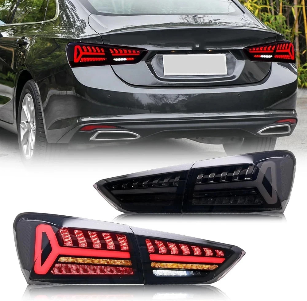 LED Tail Lights Assembly Compatible with Chevy Malibu 2019-2022 [Stock LED Model LED Tail Lights Assembly Compatible with Chevy Malibu 2019-2022 [Stock LED Model