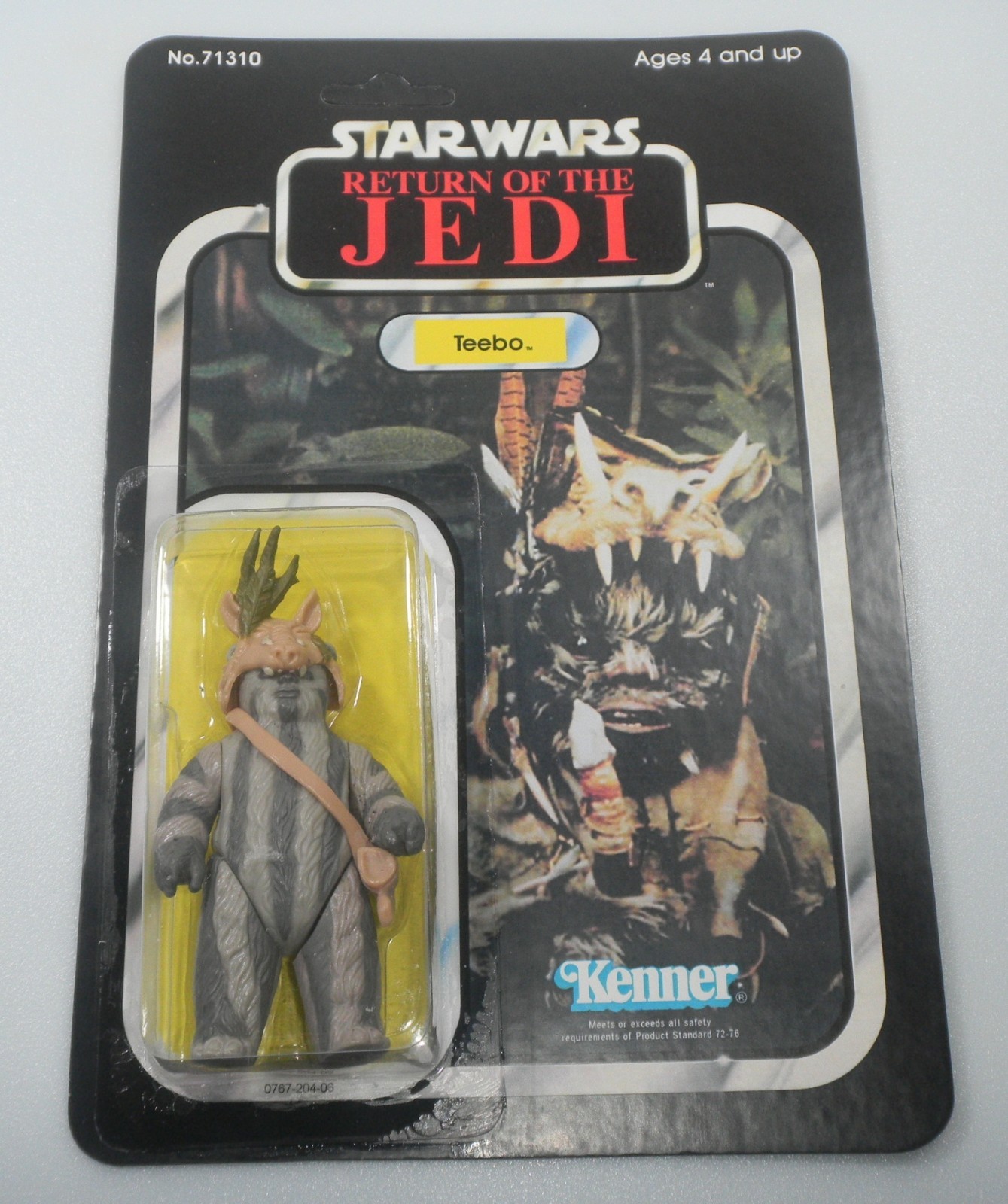 RECARDED 1984 Ewok Teebo Star Wars ROTJ 100% Complete Vintage Action Figure Lot