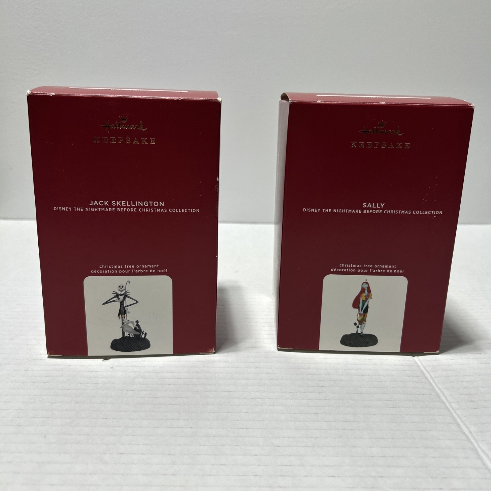 Hallmark Keepsake Storyteller Nightmare Before Christmas Ornaments Sally & Jack