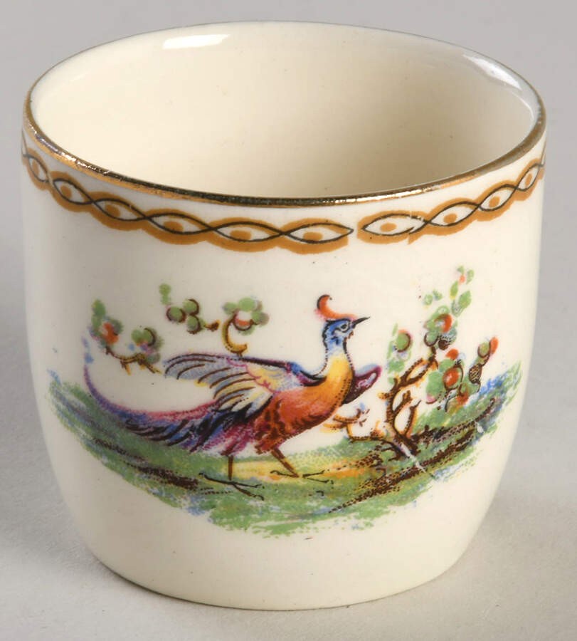 Myott Staffordshire Chelsea Bird Red Egg Cup 13482332