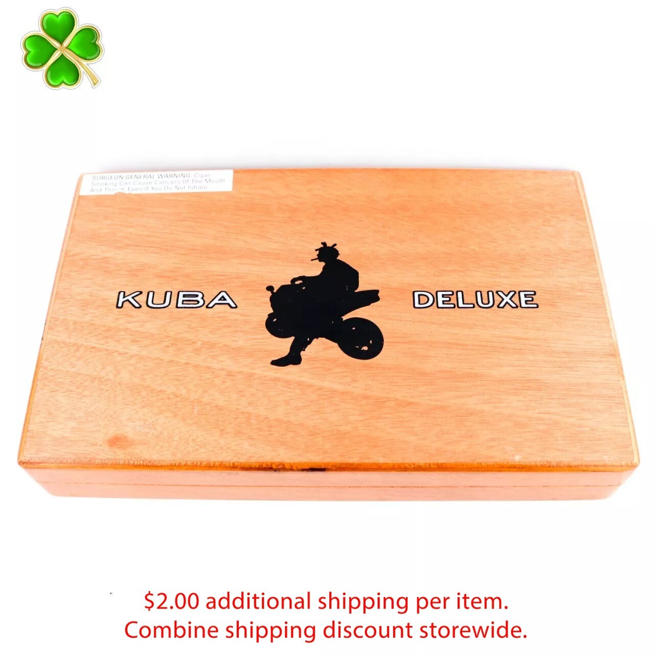 Acid Kuba Deluxe Empty Wood Cigar Box 11.5\ Acid Kuba Deluxe Empty Wood Cigar Box 11.5\