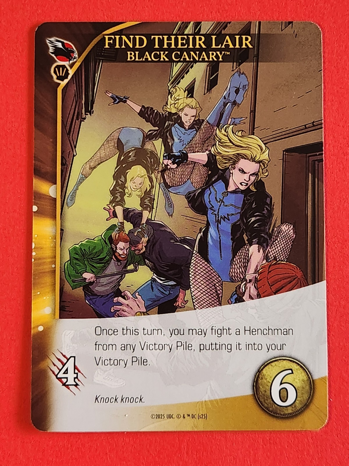 BLACK CANARY Upper Deck DC Legendary FIND THEIR LAIR