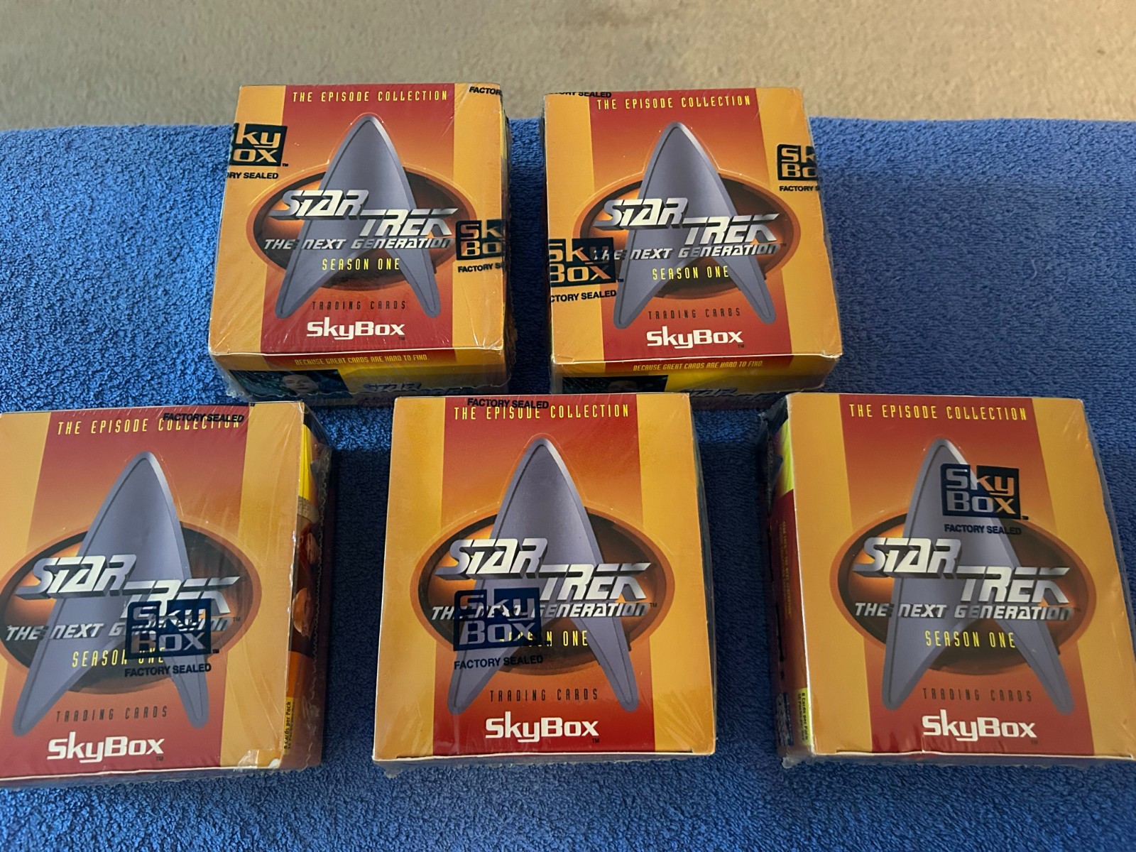1994 Skybox Star Trek The Next Generation Sealed Season 1 Box of Trading Cards