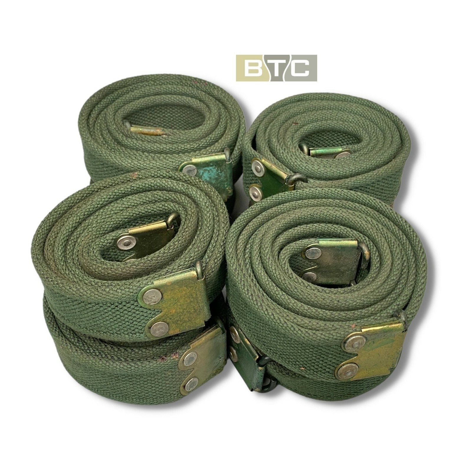 Long Webbing Rifle Sling, Jungle Green, 58 inch for FNL1A1 SLR, 303 - Original Long Webbing Rifle Sling, Jungle Green, 58 inch for FNL1A1 SLR, 303 - Original